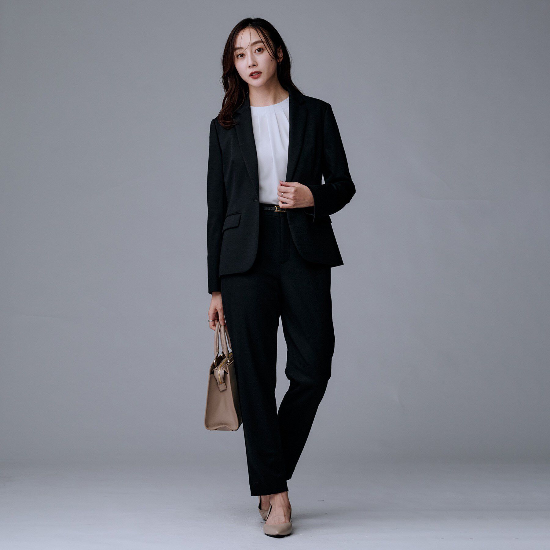 UNTITLED「【洗えるスーツ／ストレッチ】ウール混ジャージ テーラードジャケット」|テーラードジャケット|