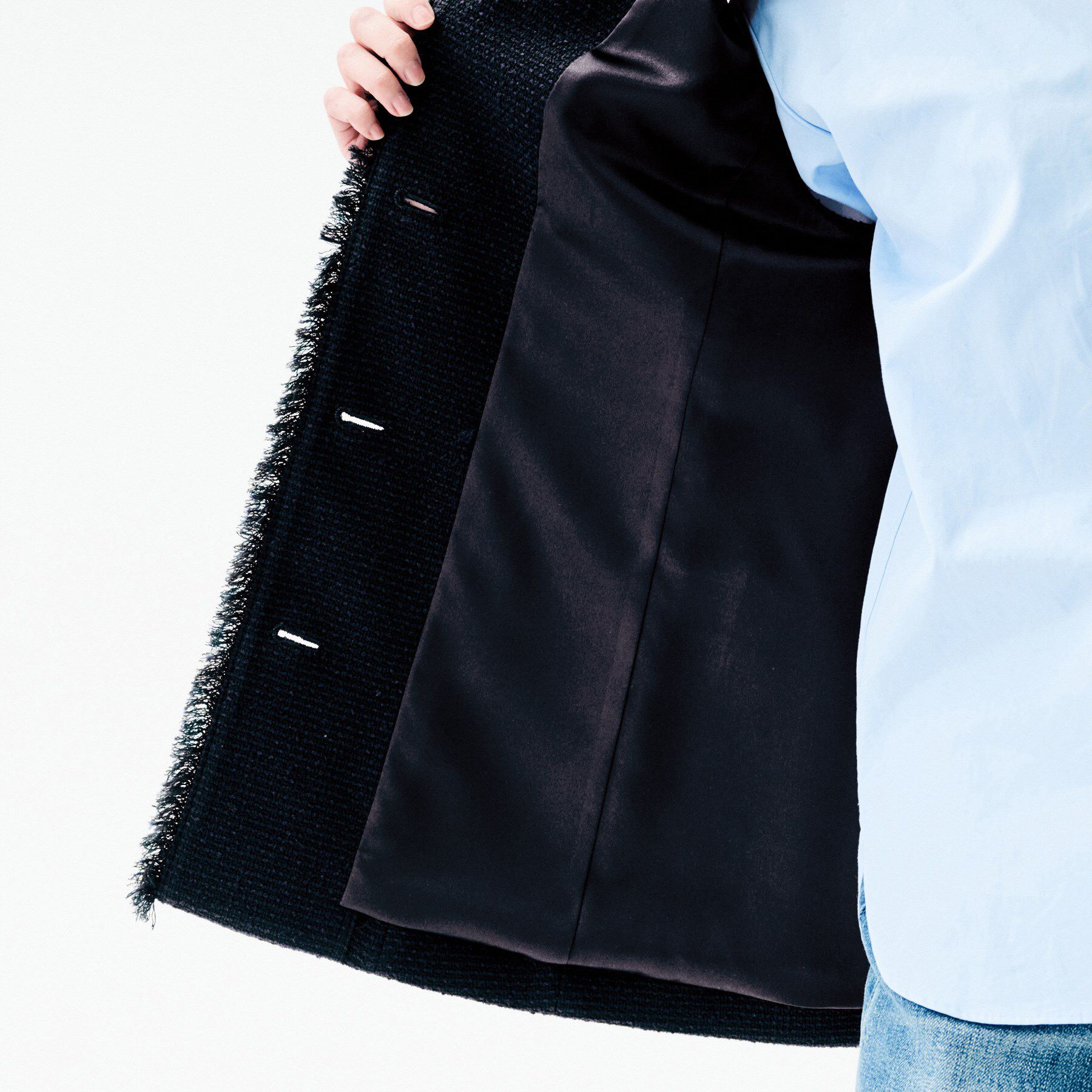 UNTITLED「【オンオフ使える】スラブツイード ジレ」|ベスト・ジレ|