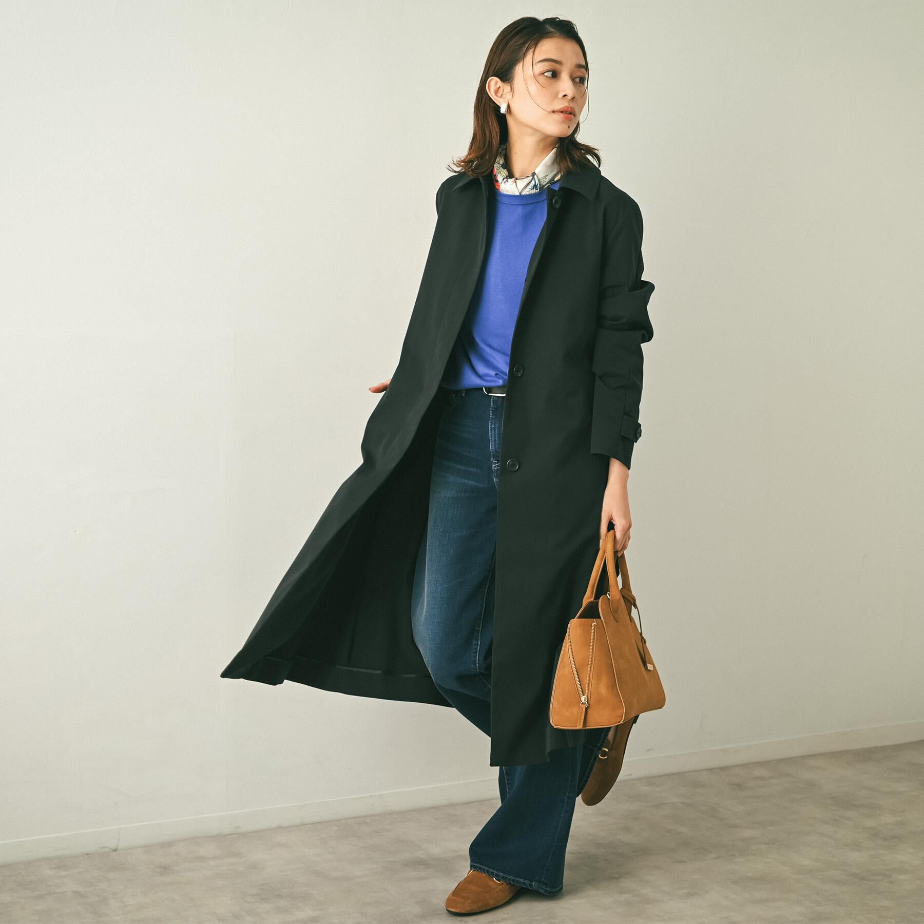 UNTITLED「【はっ水/洗える】タスランステンカラーコート」|ステンカラーコート|