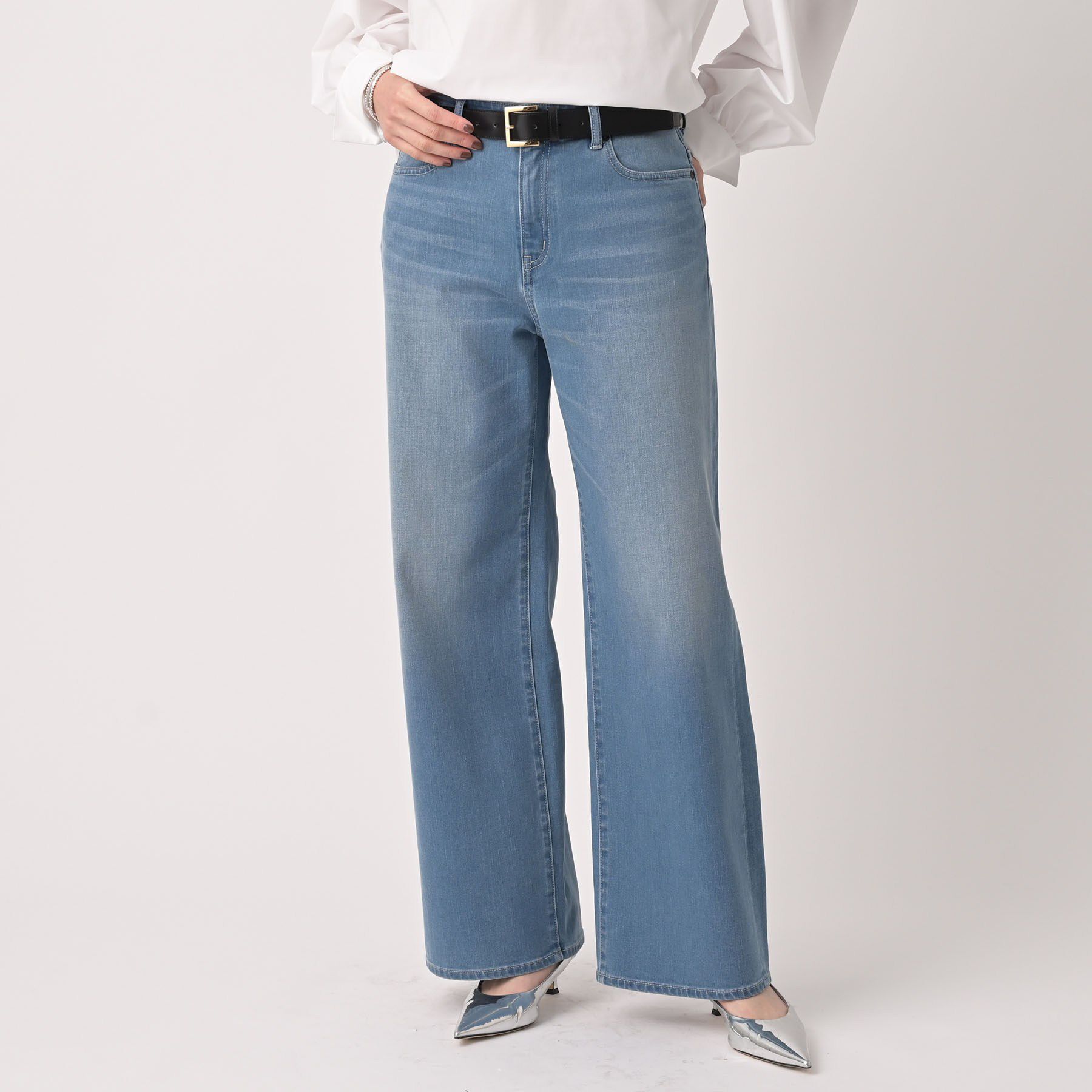 UNTITLED「【新作デニム/快適に美シルエット見せ】MAKE&times;DENIM WIDE」|デニム|