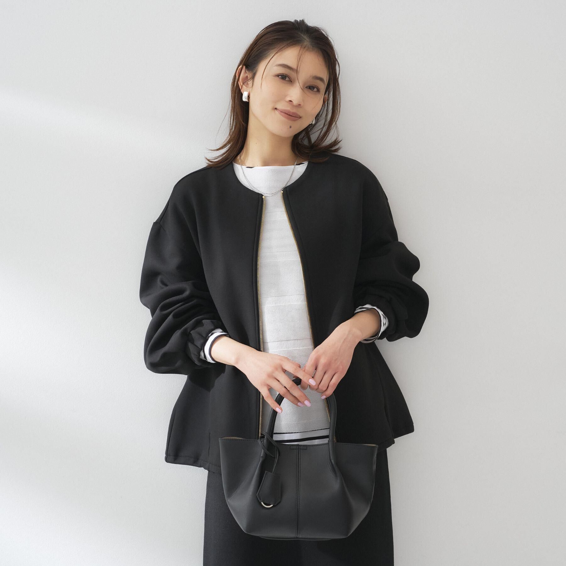 UNTITLED「【春アウター/ゆったり】ダンボールジップブルゾン」|ブルゾン・スタジャン|