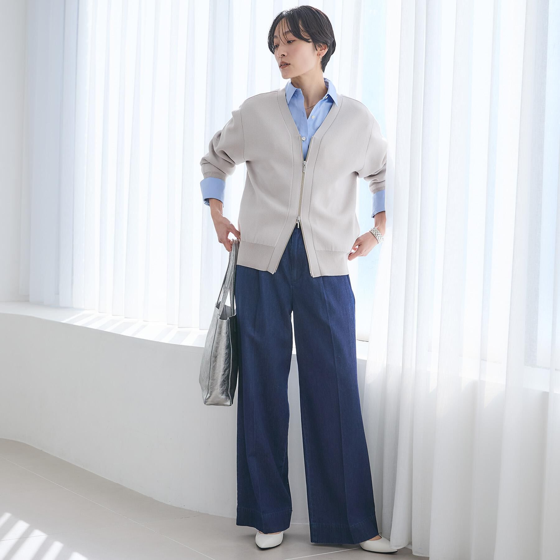 UNTITLED「ライトウェイトデニムパンツ」|デニム|