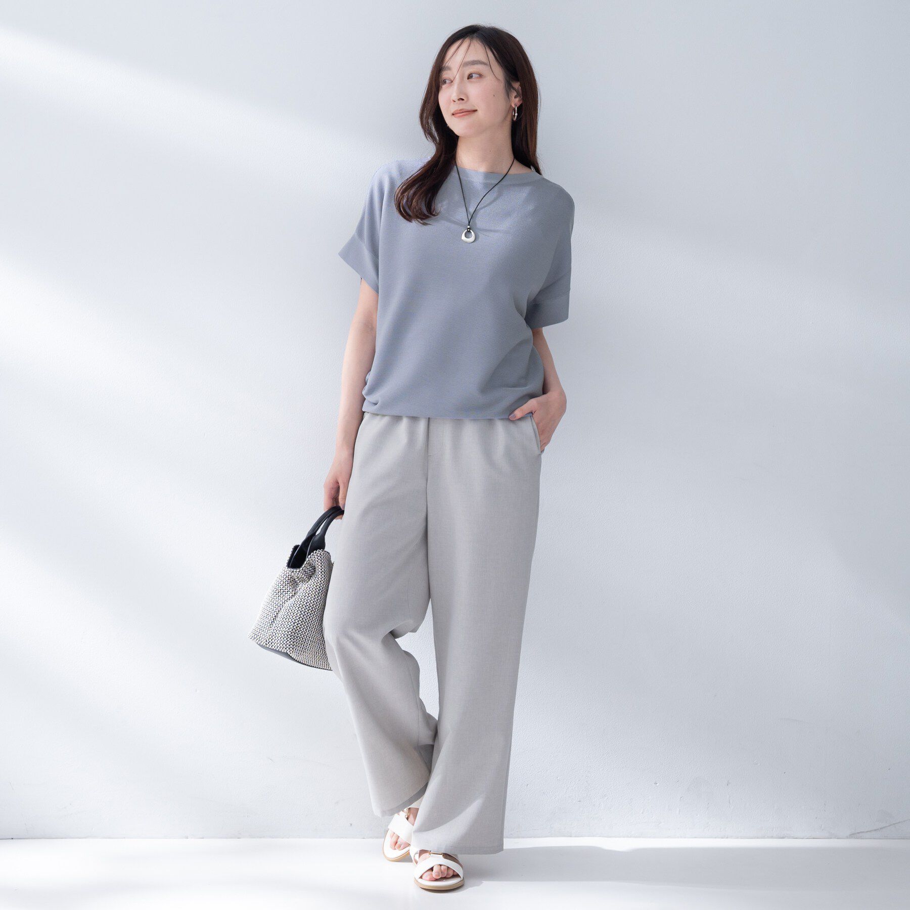 UNTITLED「前後2WAYフレンチスリーブニット」|ニット・セーター|