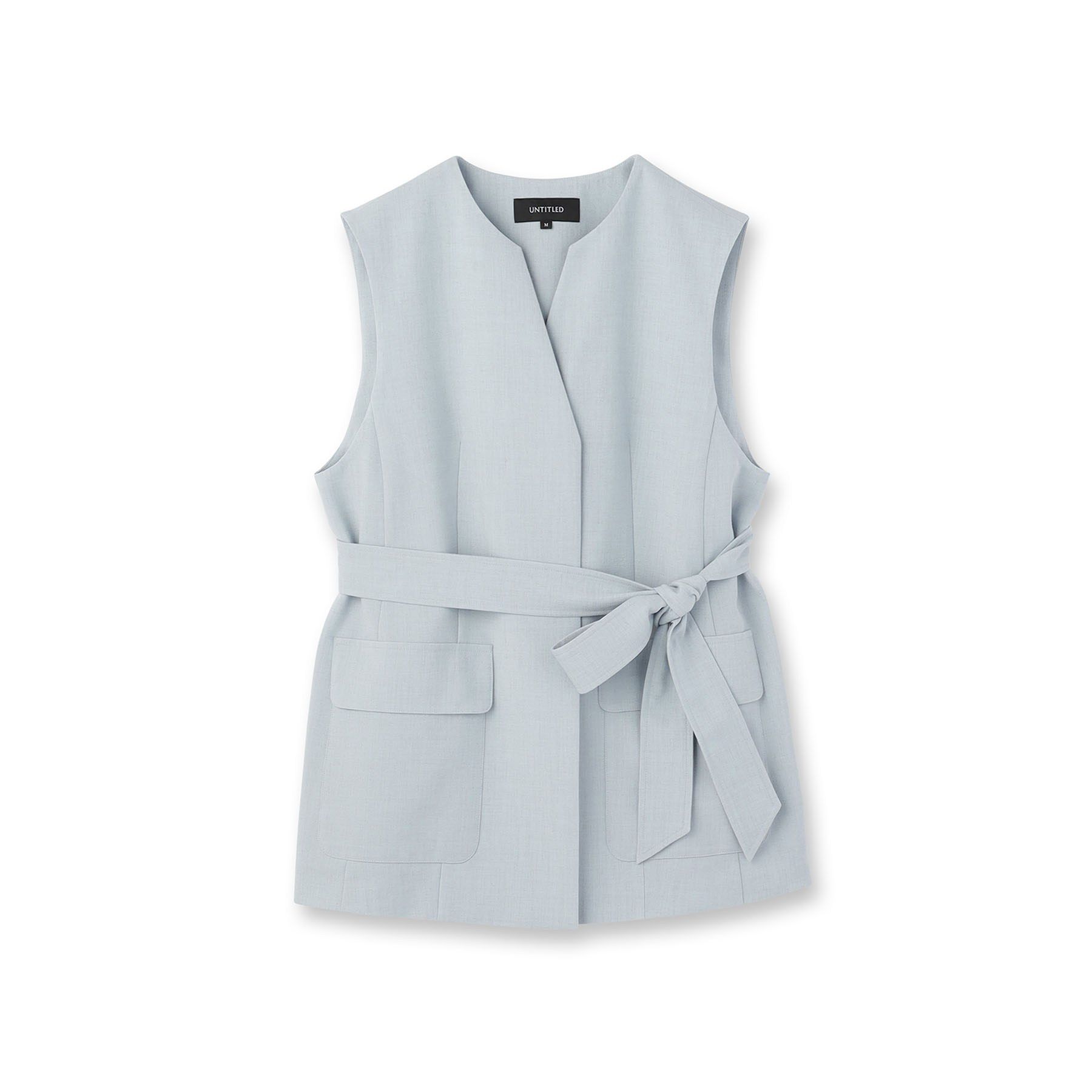 UNTITLED「スラブキーネックジレ」|ベスト・ジレ|