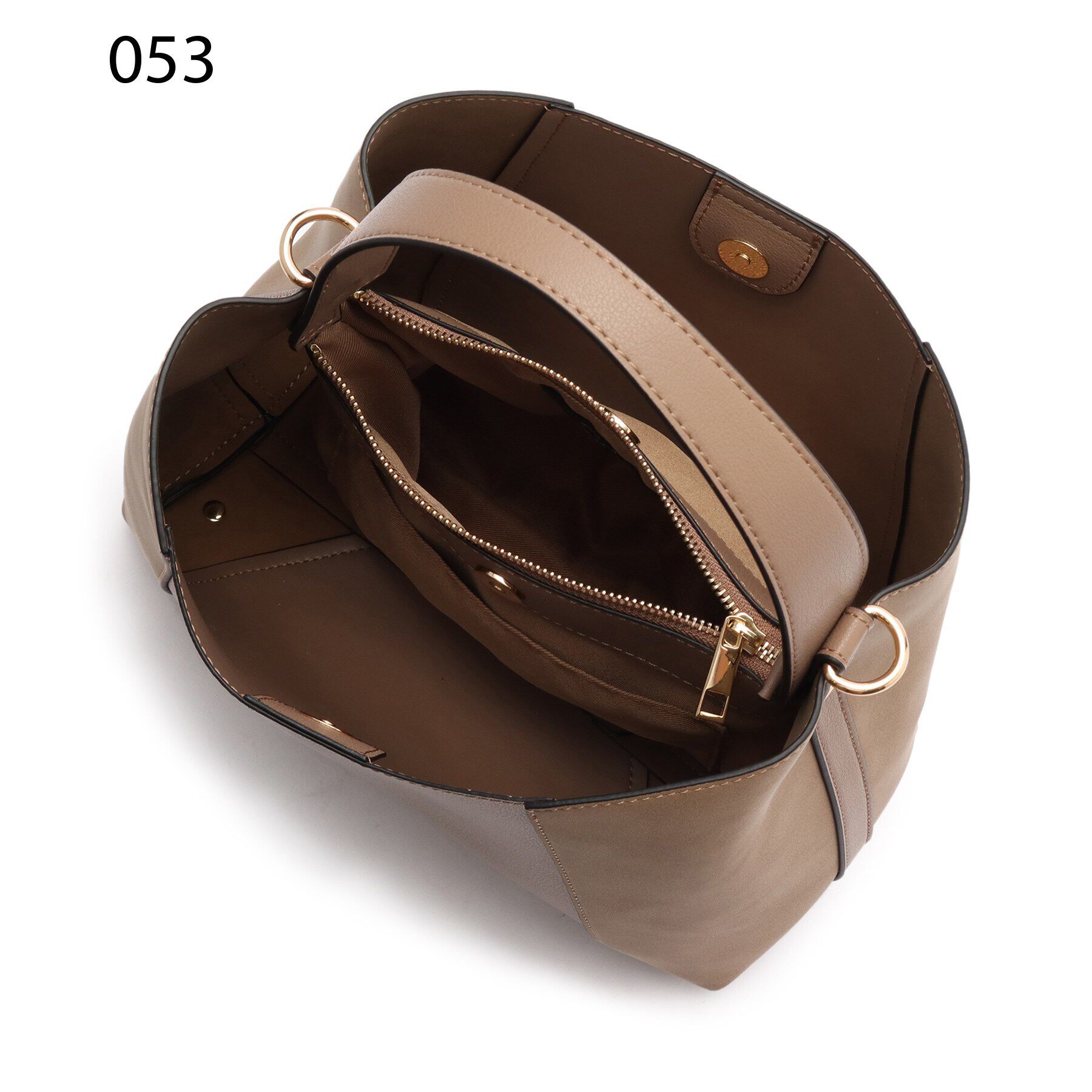 COUP DE CHANCE「【2WAY】フェイクスエードコンビ ワンハンドルバッグ」|ショルダー・メッセンジャー|