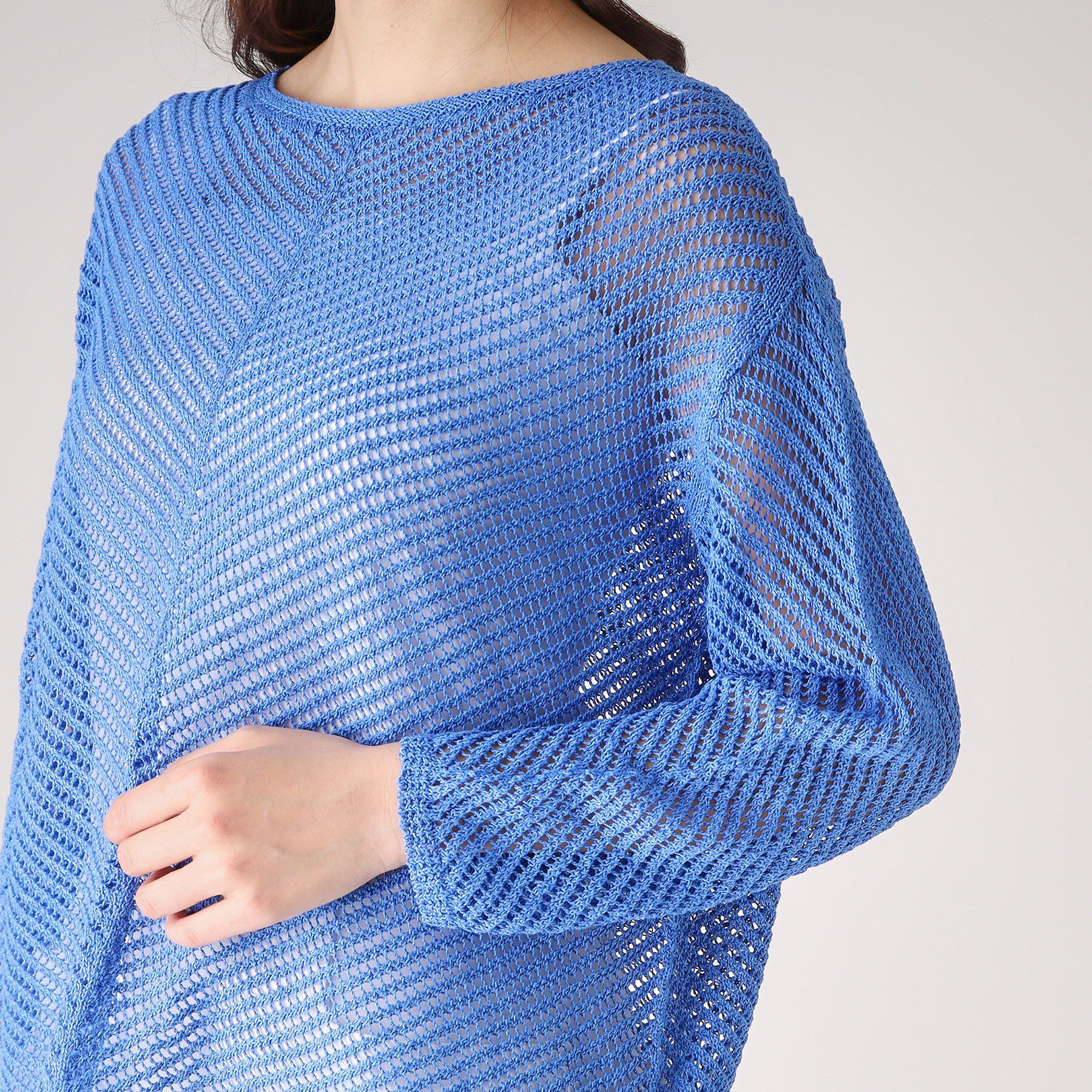 COUP DE CHANCE「【洗える／日本製】和紙混ニットプルオーバー」|ニット・セーター|