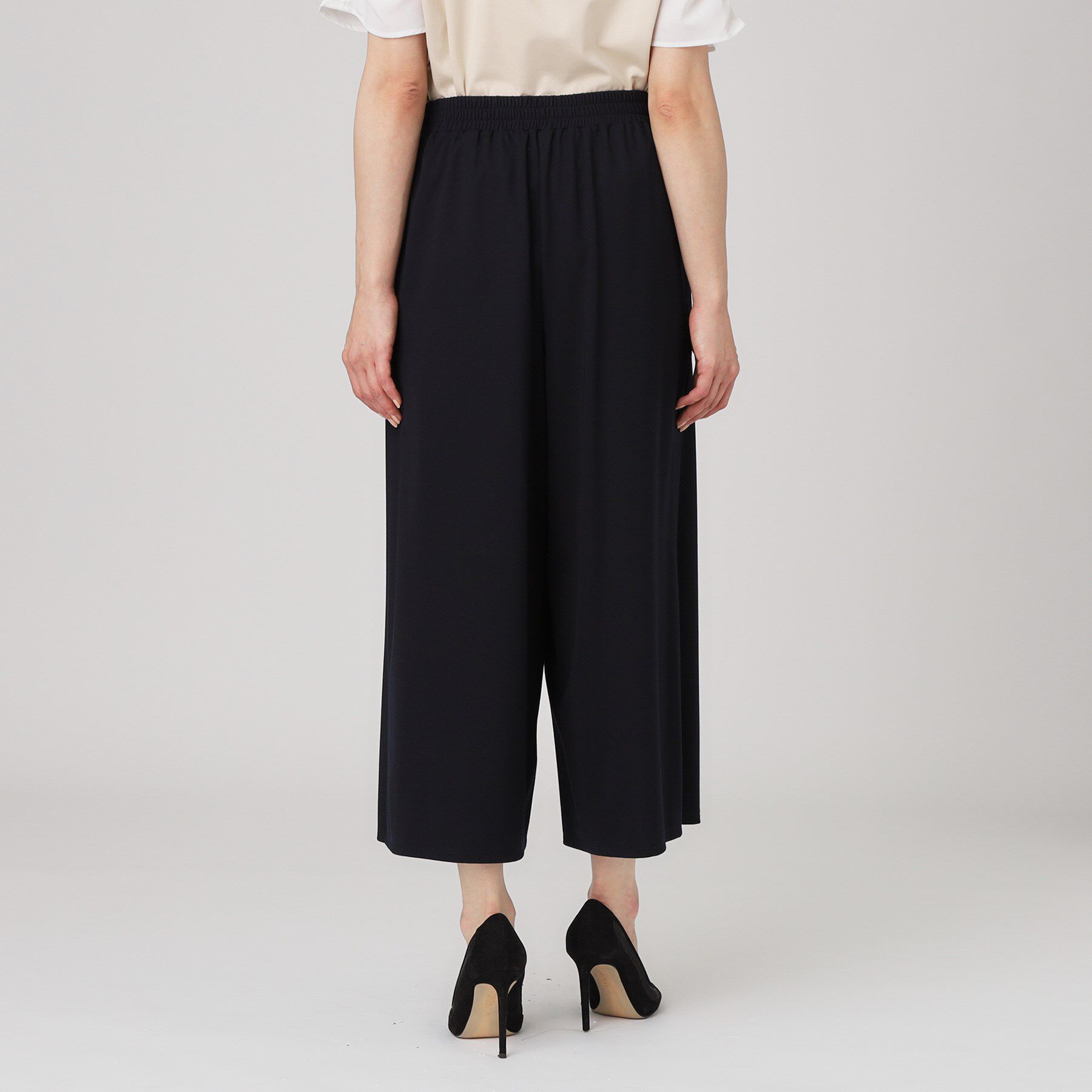 COUP DE CHANCE「【手洗い可／ウエストゴム】ジャージワイドパンツ」|その他|