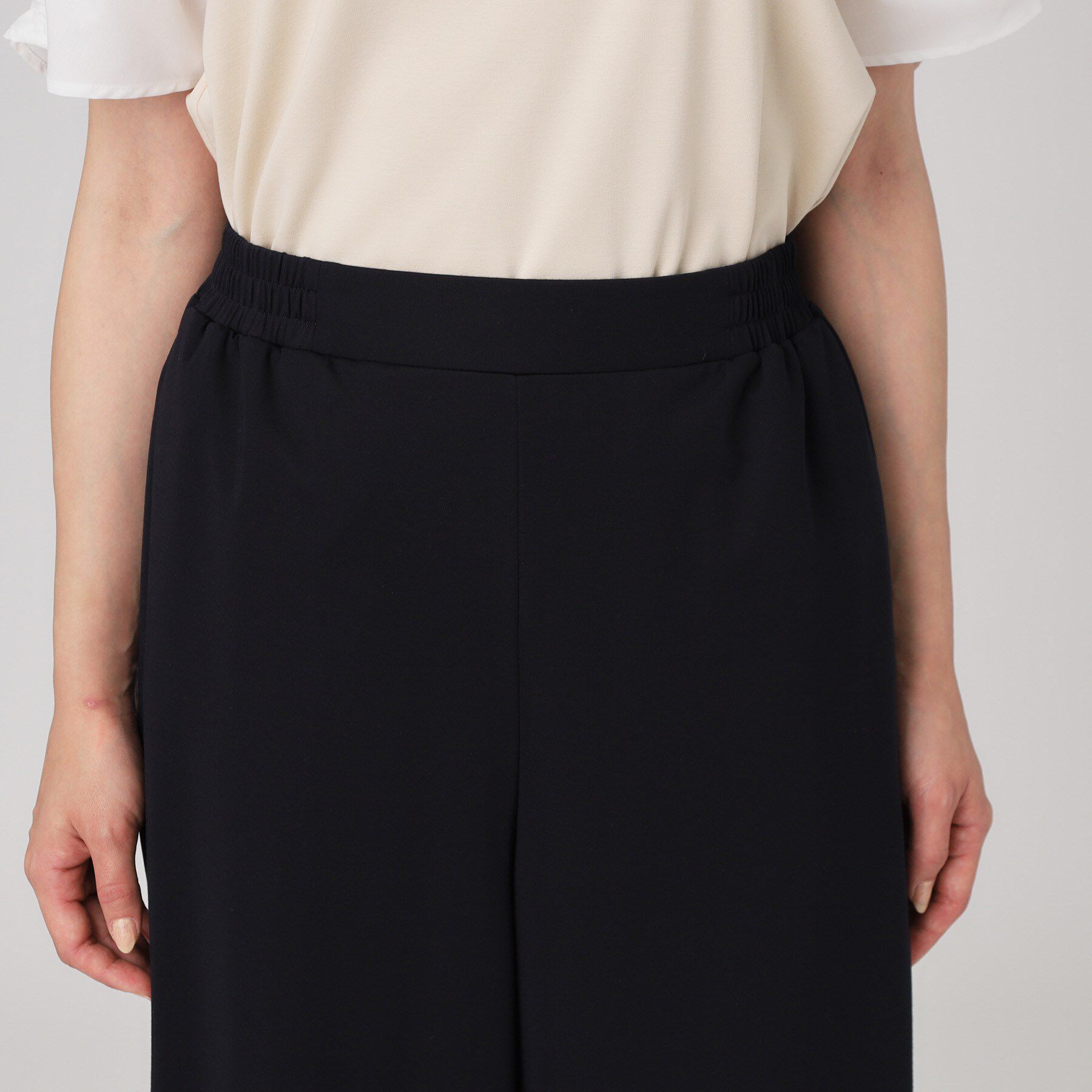 COUP DE CHANCE「【手洗い可／ウエストゴム】ジャージワイドパンツ」|その他|