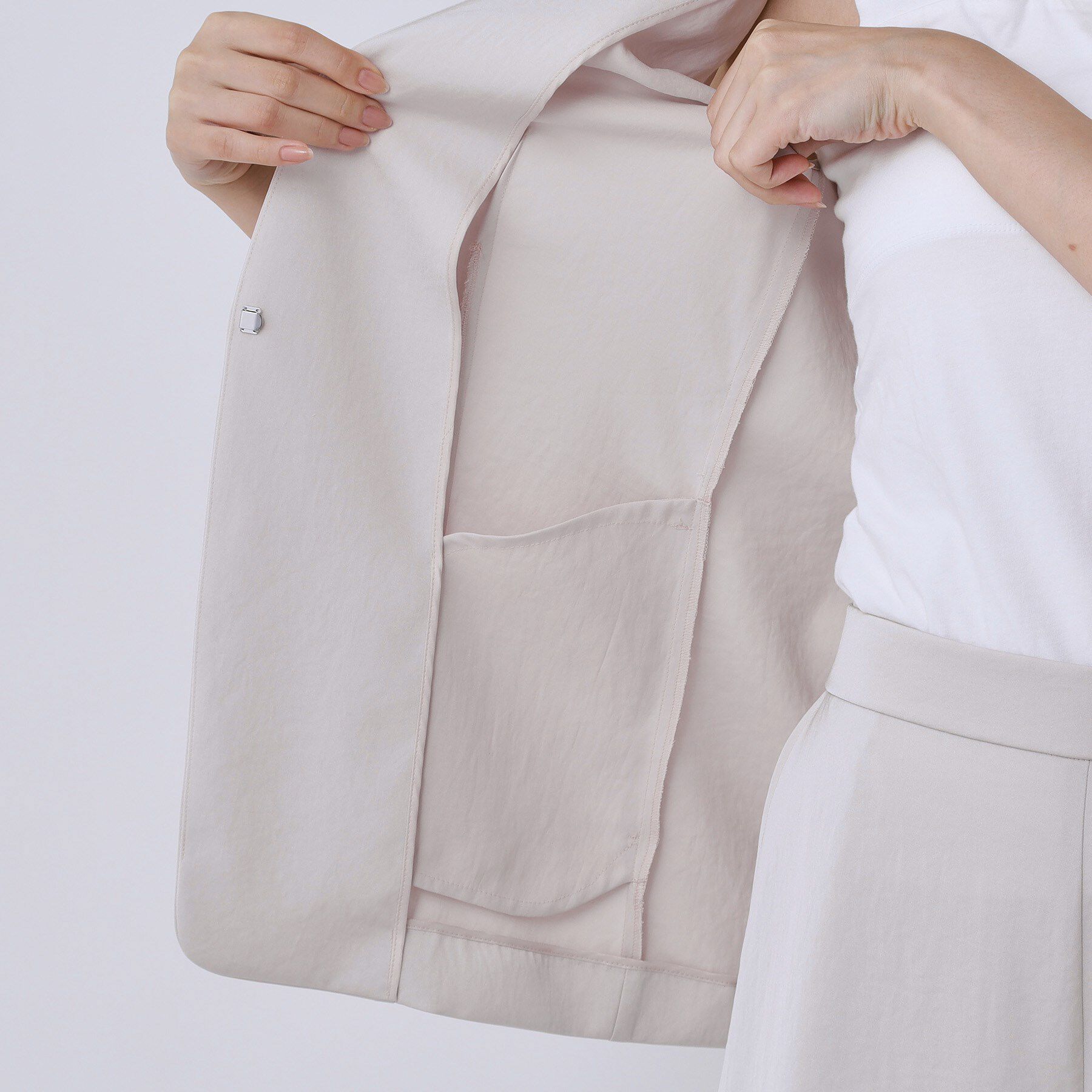 COUP DE CHANCE「【手洗い可／日本製】カラーレスジレ」|ベスト・ジレ|