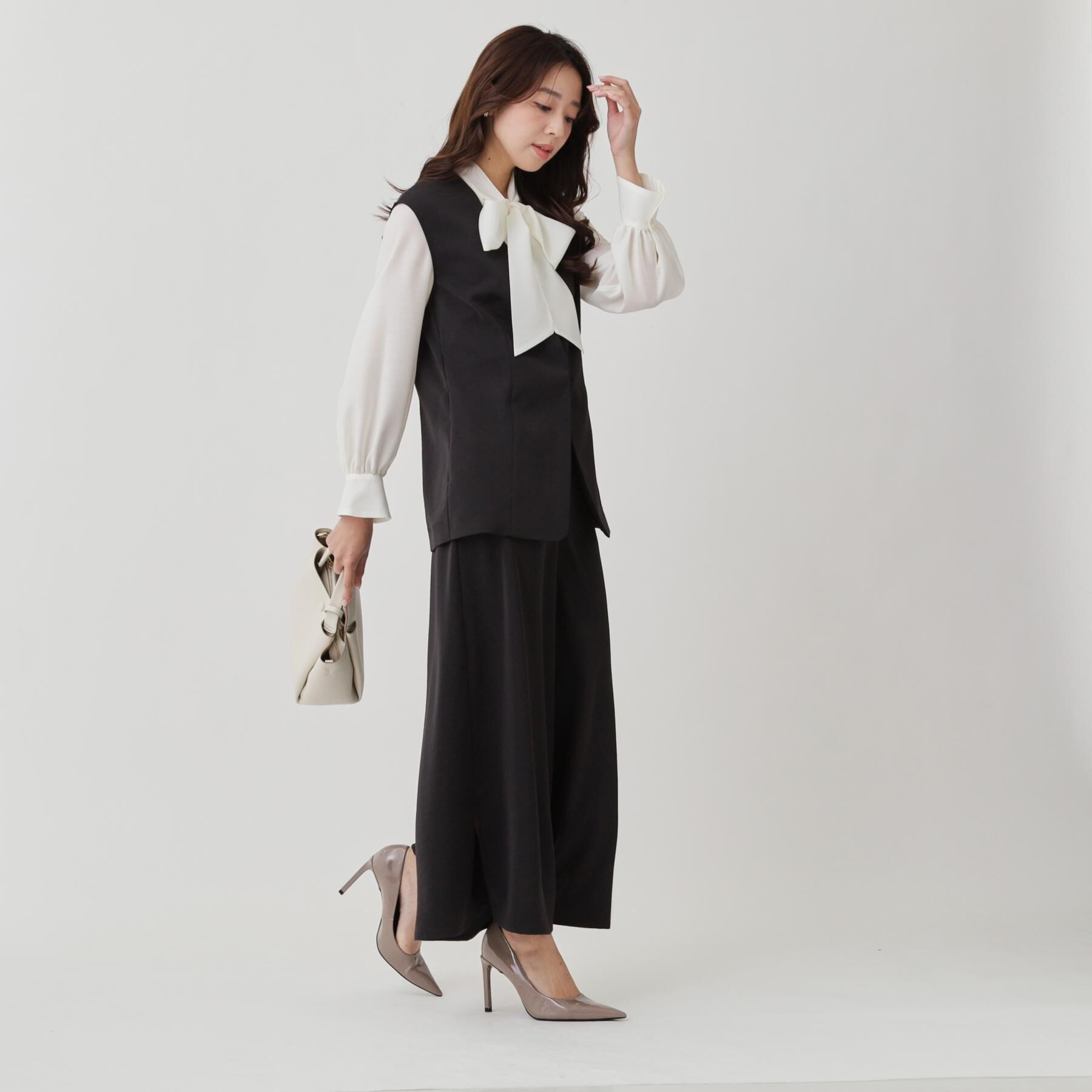 COUP DE CHANCE「【手洗い可／日本製】カラーレスジレ」|ベスト・ジレ|