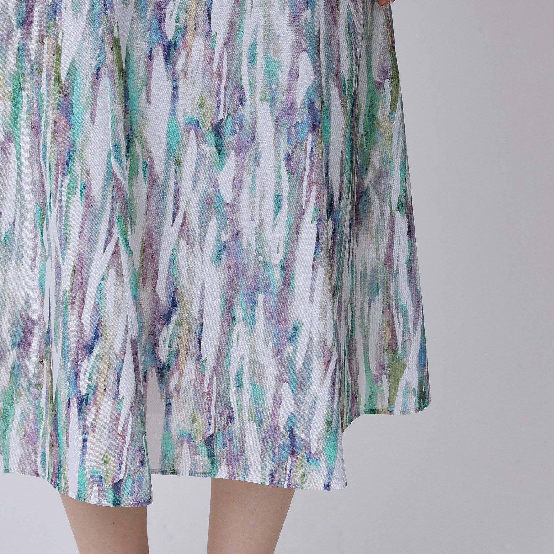 COUP DE CHANCE「【手洗い可／日本製】プリント柄スカート」|スカート|