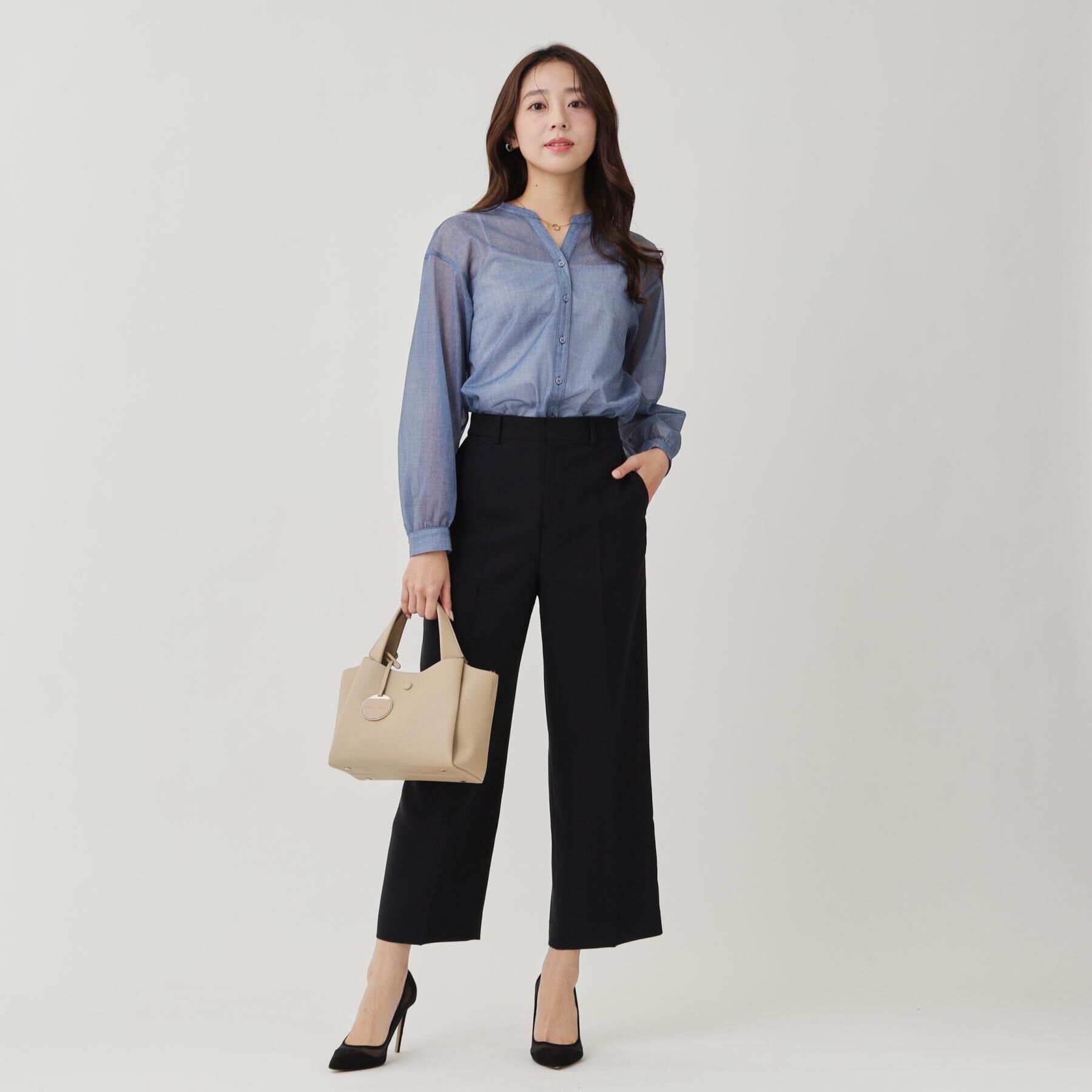 COUP DE CHANCE「【手洗い可】シアーブラウス」|シャツ・ブラウス|