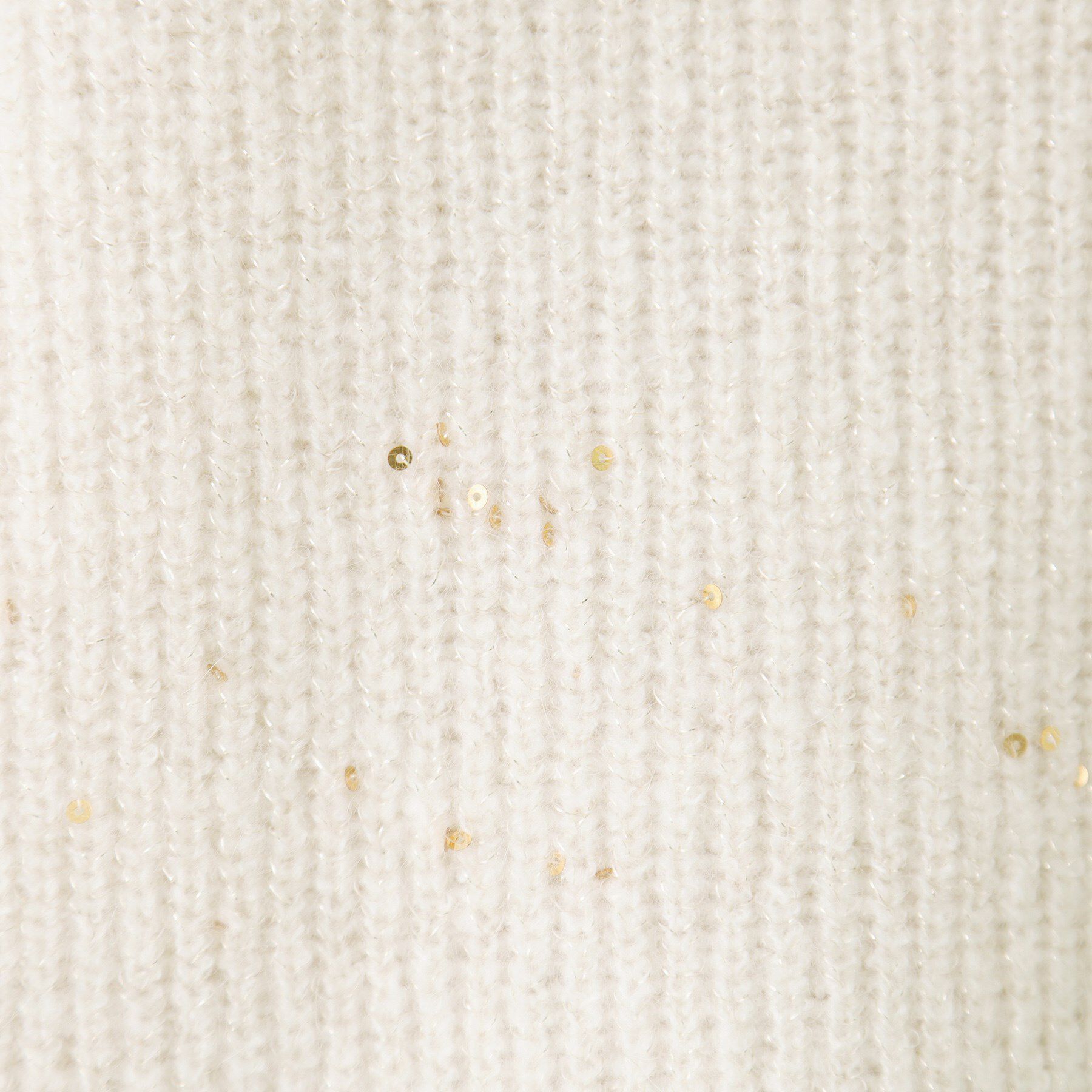 COUP DE CHANCE「【手洗い可】スパンコール付ニットトップス」|ニット・セーター|