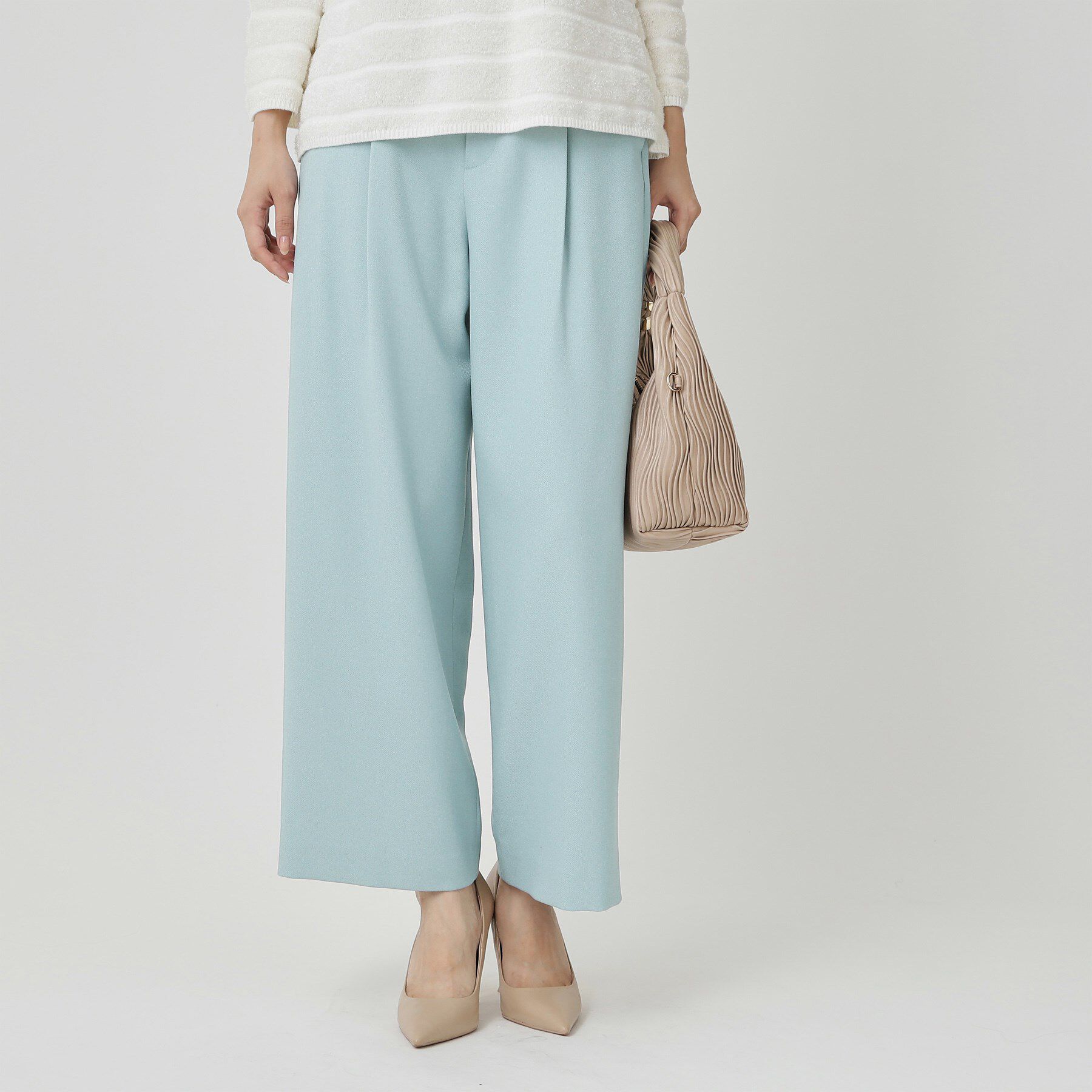 COUP DE CHANCE「【手洗い可／日本製】タックワイドパンツ」|その他|