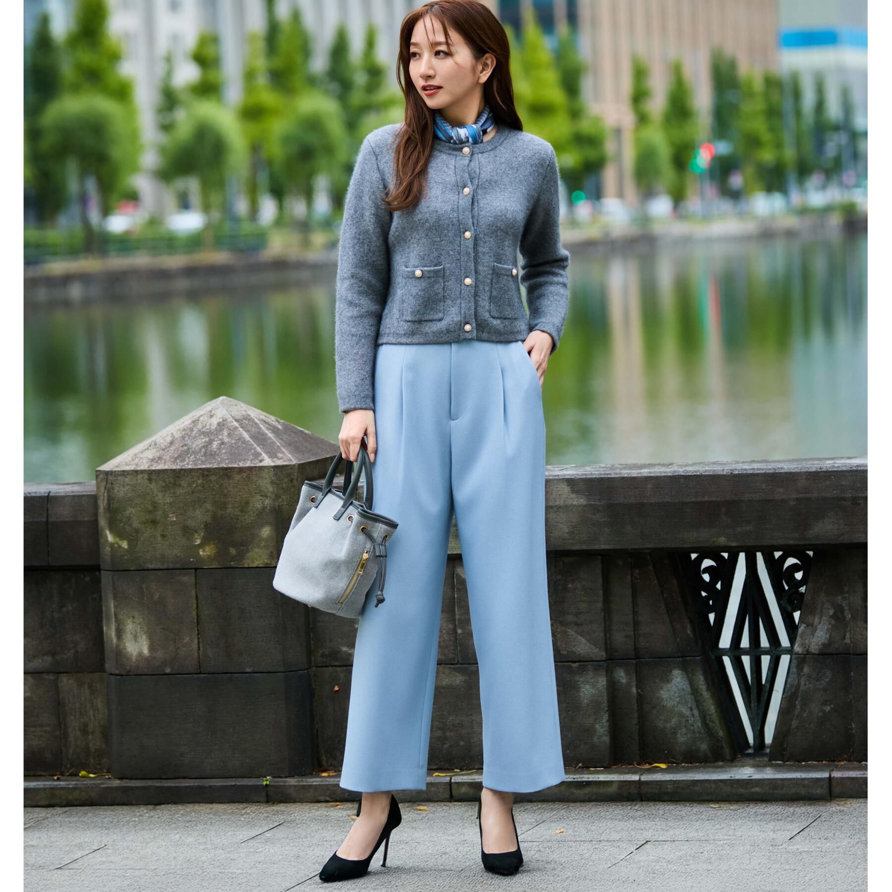 COUP DE CHANCE「【手洗い可／日本製】タックワイドパンツ」|その他|