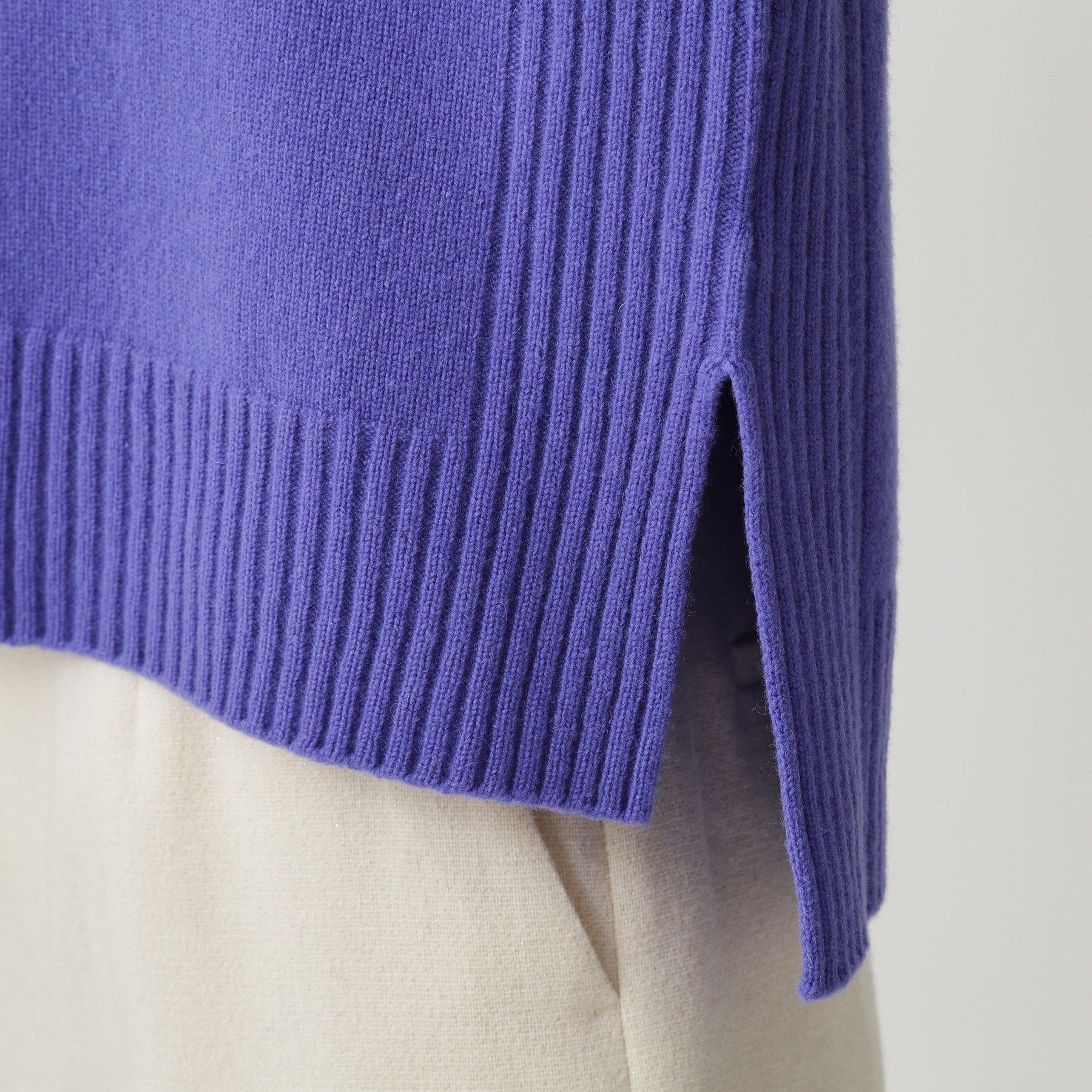 COUP DE CHANCE「【手洗い可／日本製／カシミヤ混】ミドルゲージのハイネックニットトップス」|ニット・セーター|