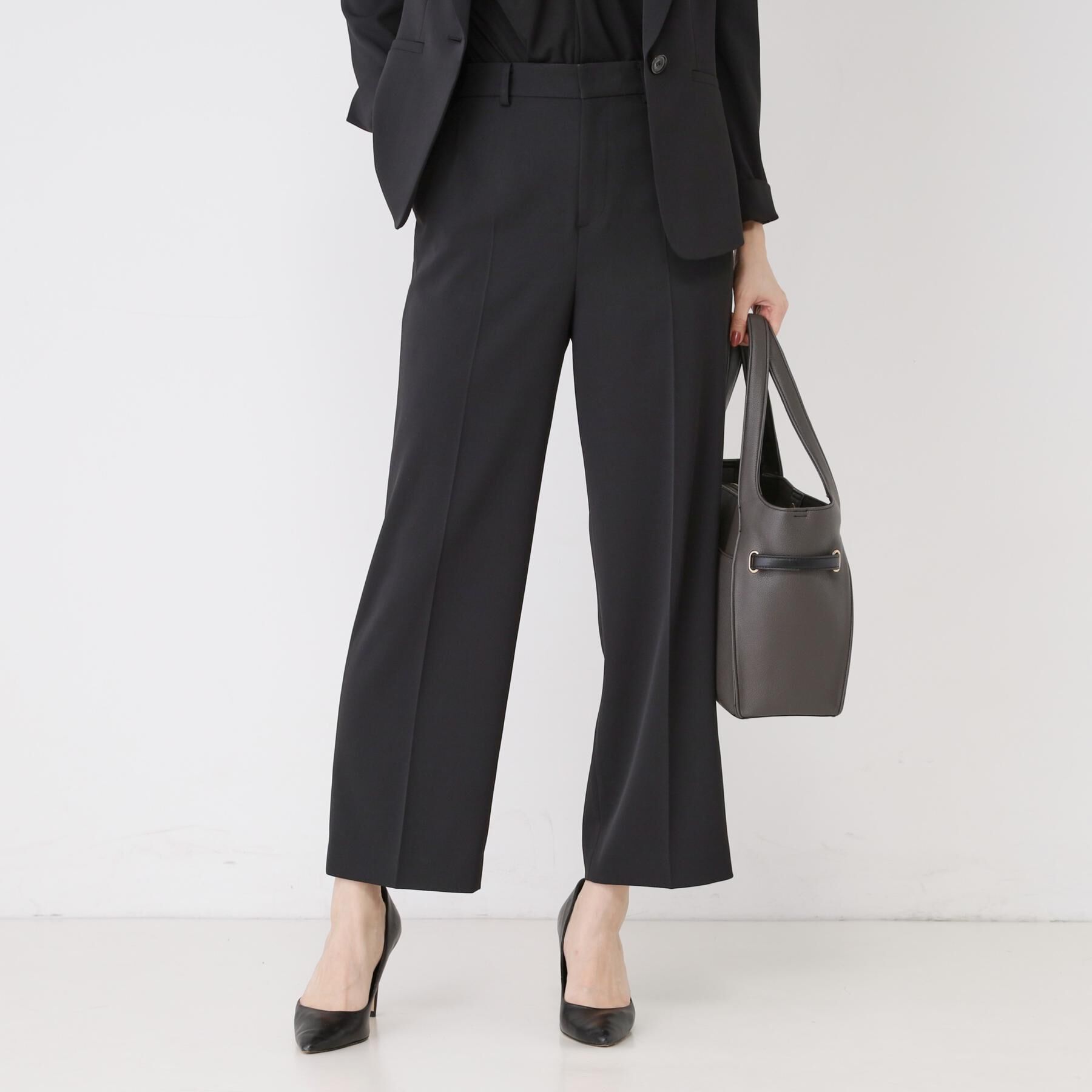 COUP DE CHANCE「【手洗い可／日本製／スーツ可】センタープレスストレートワイドパンツ」|その他|