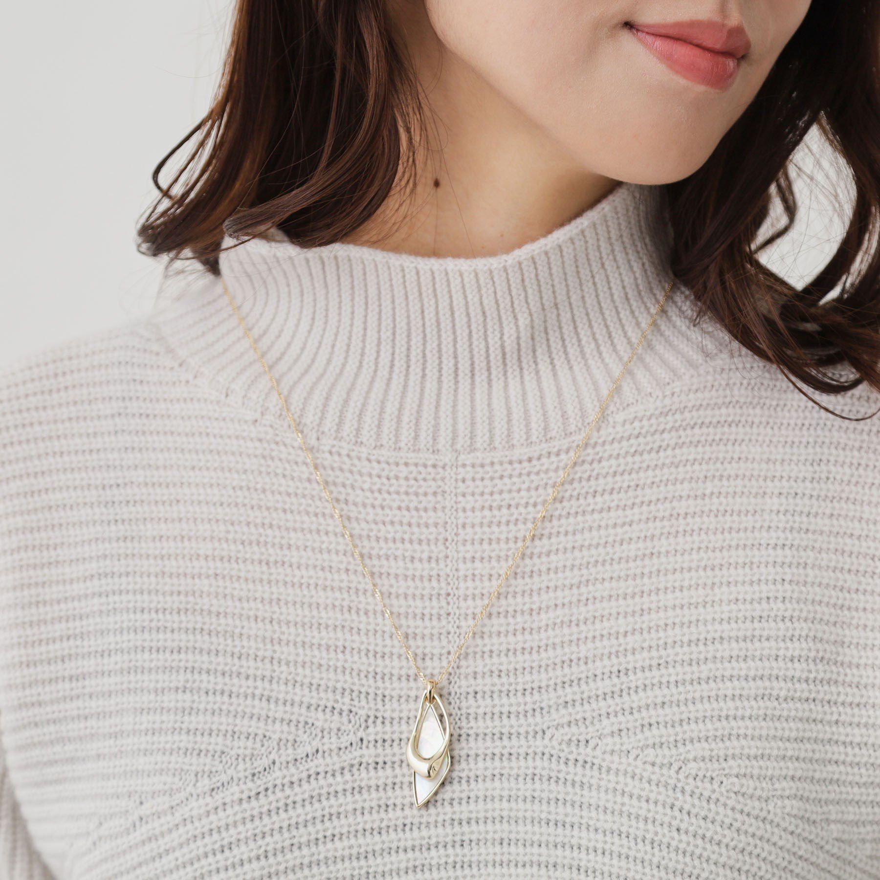 COUP DE CHANCE「シェルリーフリー／シェルパーツ」|ネックレス|