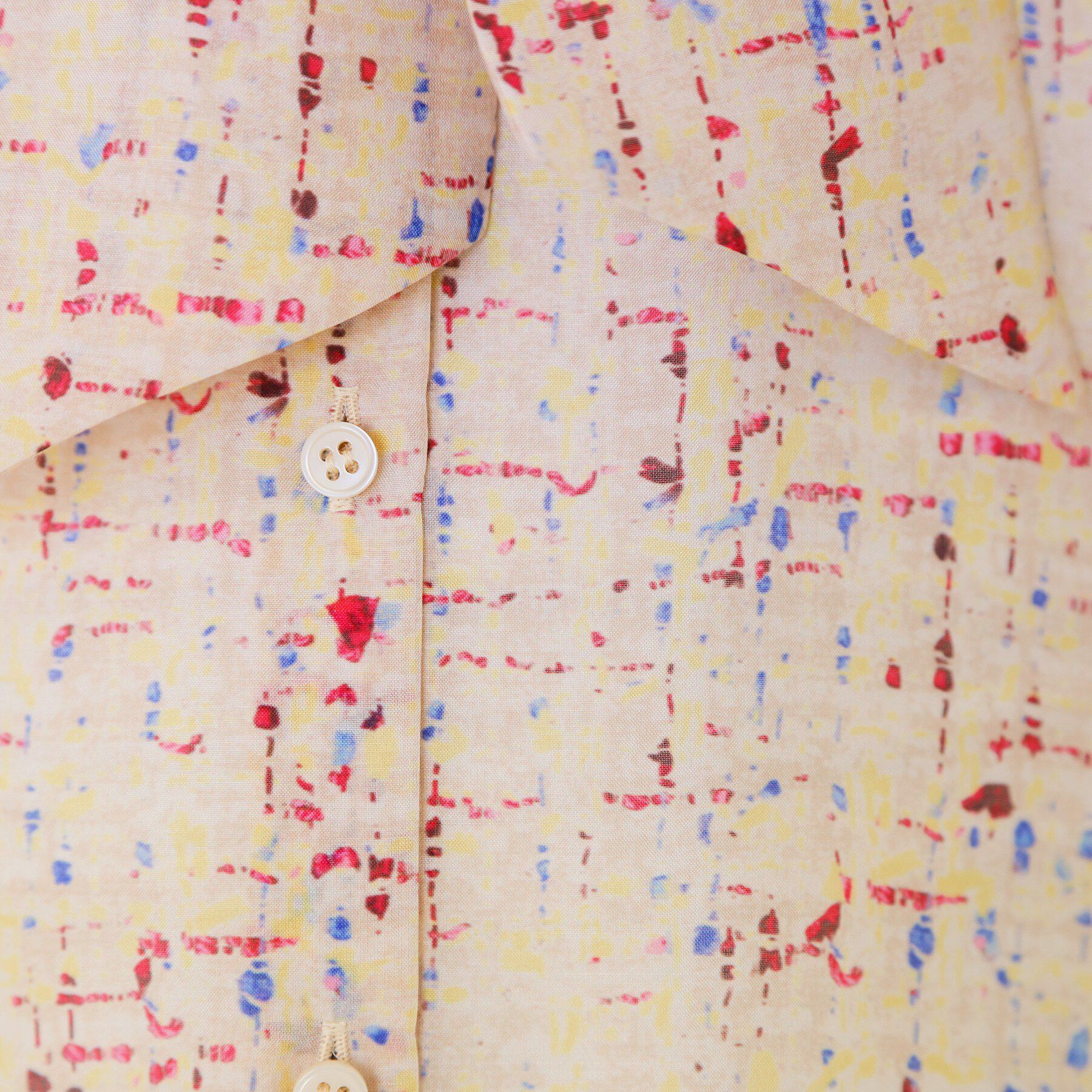 COUP DE CHANCE「【手洗い可／一枚着／ジャケットイン】プリントボウブラウス」|シャツ・ブラウス|