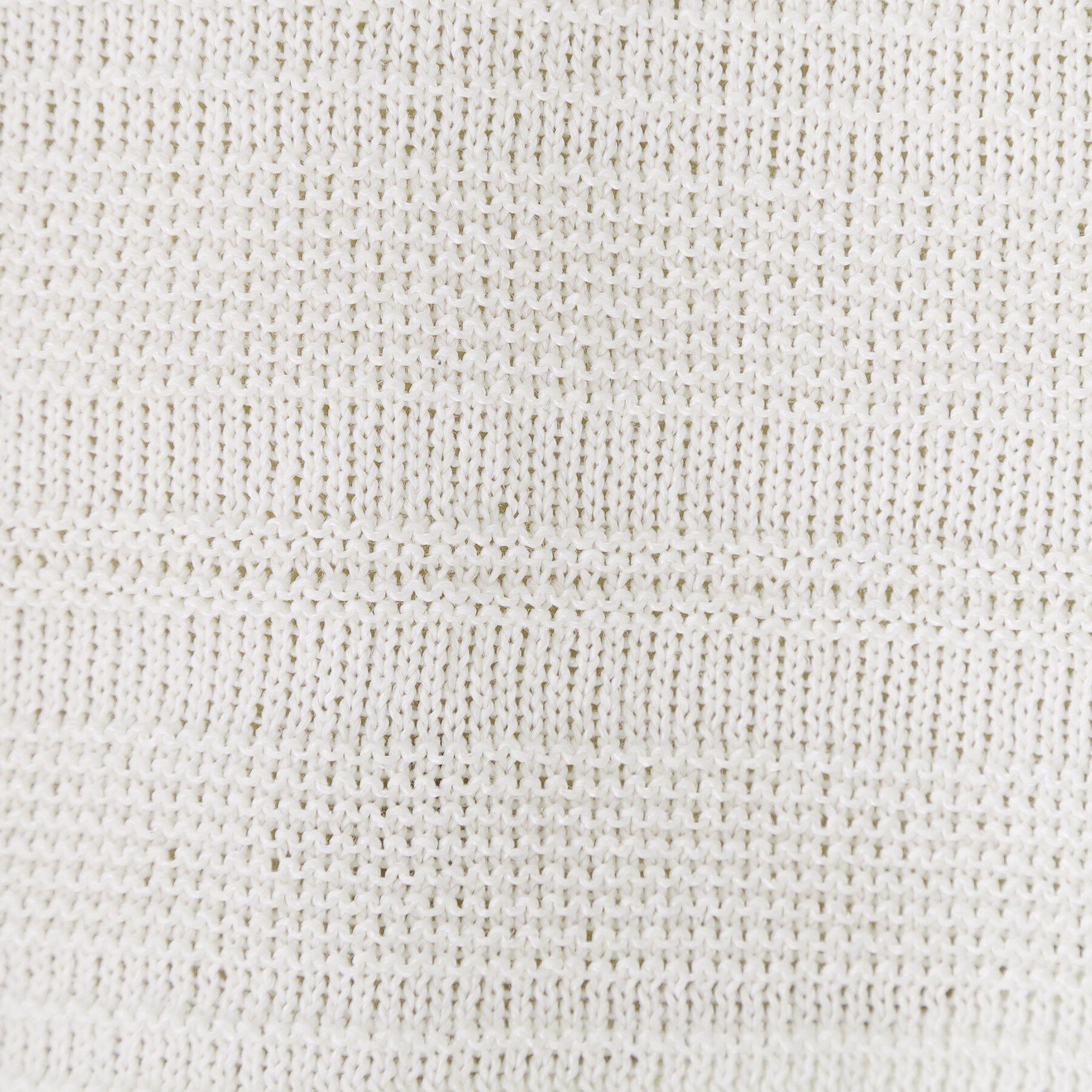 COUP DE CHANCE「【手洗い可／日本製／和紙使用】地柄ボーダーニット」|ニット・セーター|