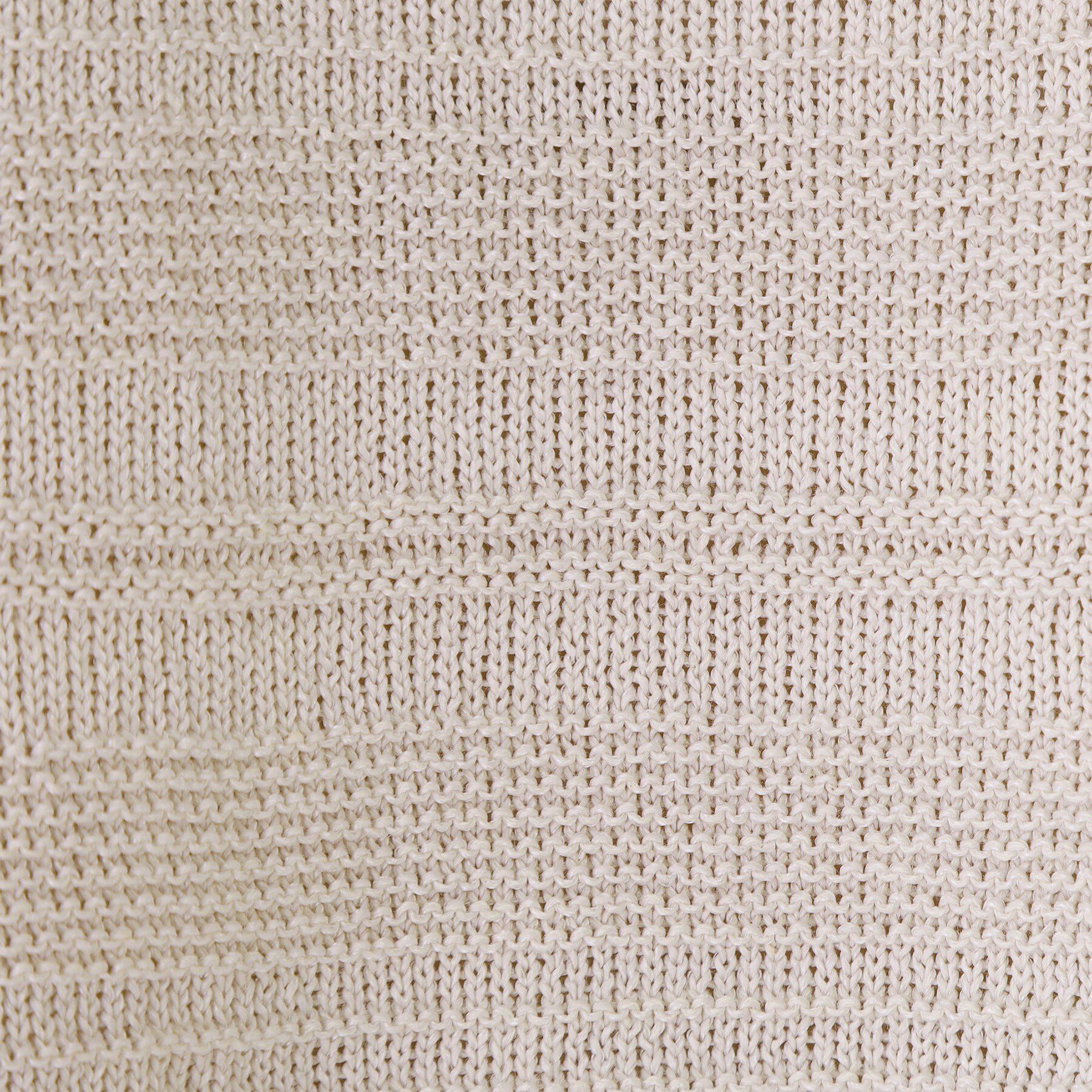 COUP DE CHANCE「【手洗い可／日本製／和紙使用】地柄ボーダーニット」|ニット・セーター|