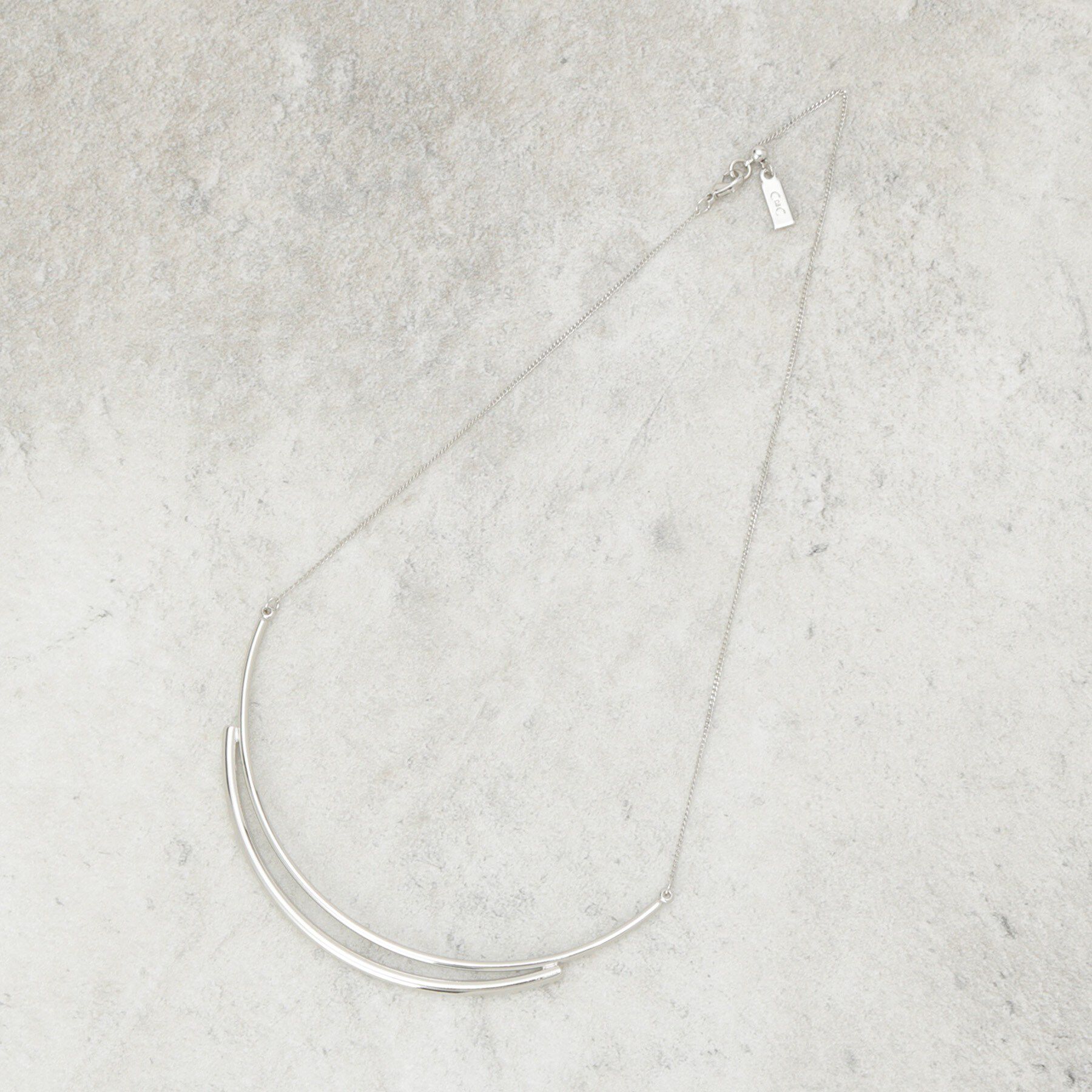 COUP DE CHANCE「【長さ調整可】ダブルバーショートネックレス」|ネックレス|