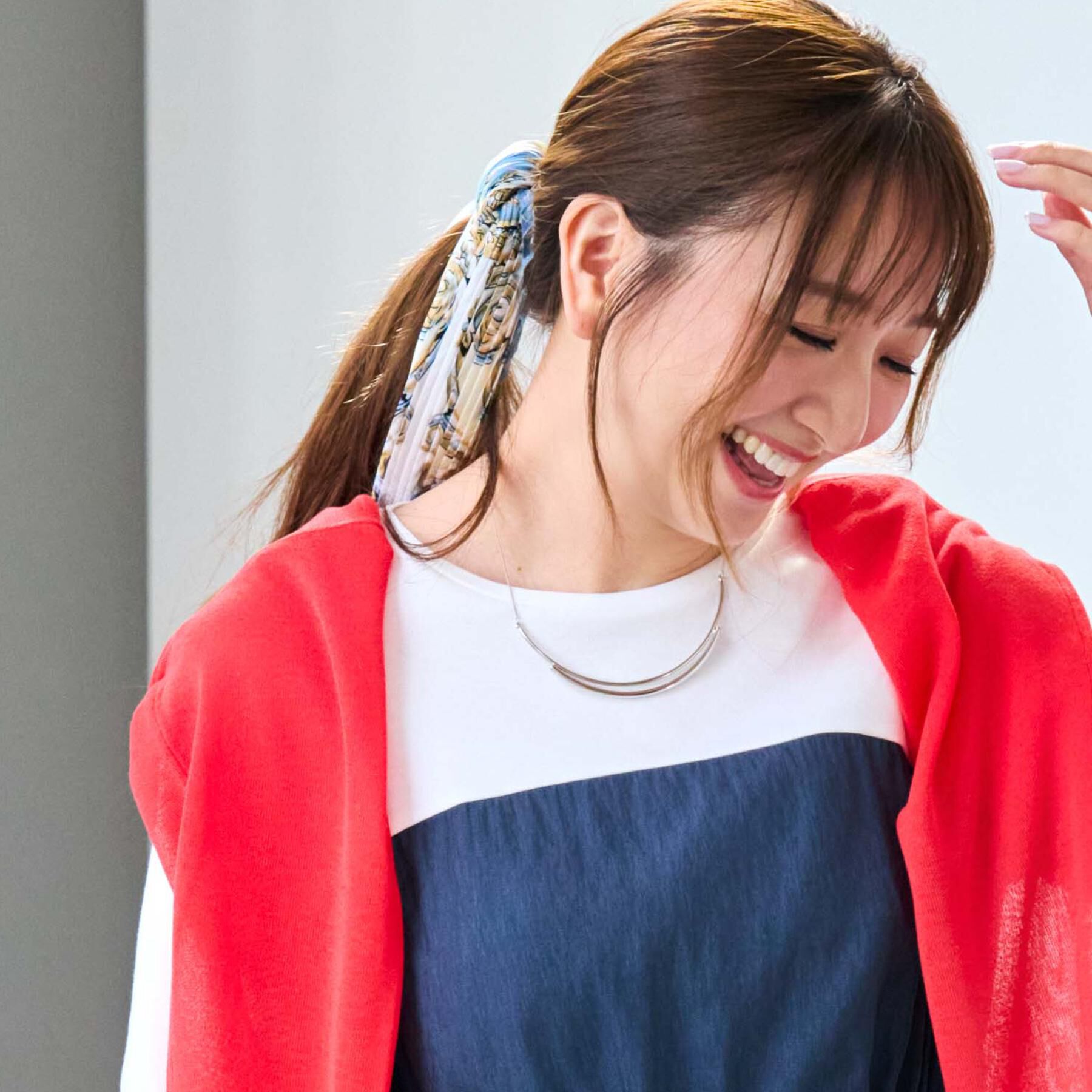 COUP DE CHANCE「ヴィクトリアプリーツスカーフ」|ストール|