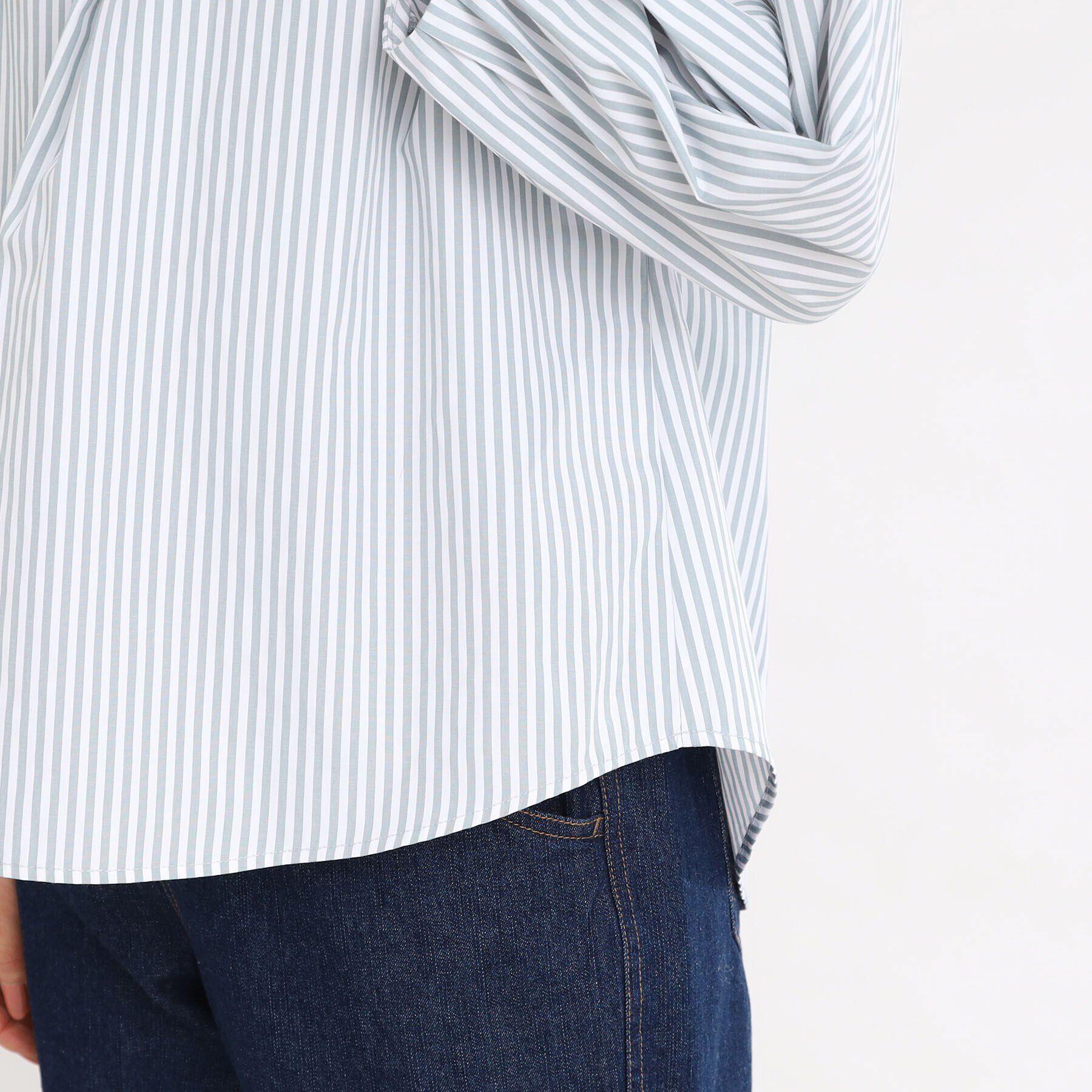 Reflect「【夏SALE／E‐QUALITY／手洗い可】タックディティールブラウス」|シャツ・ブラウス|