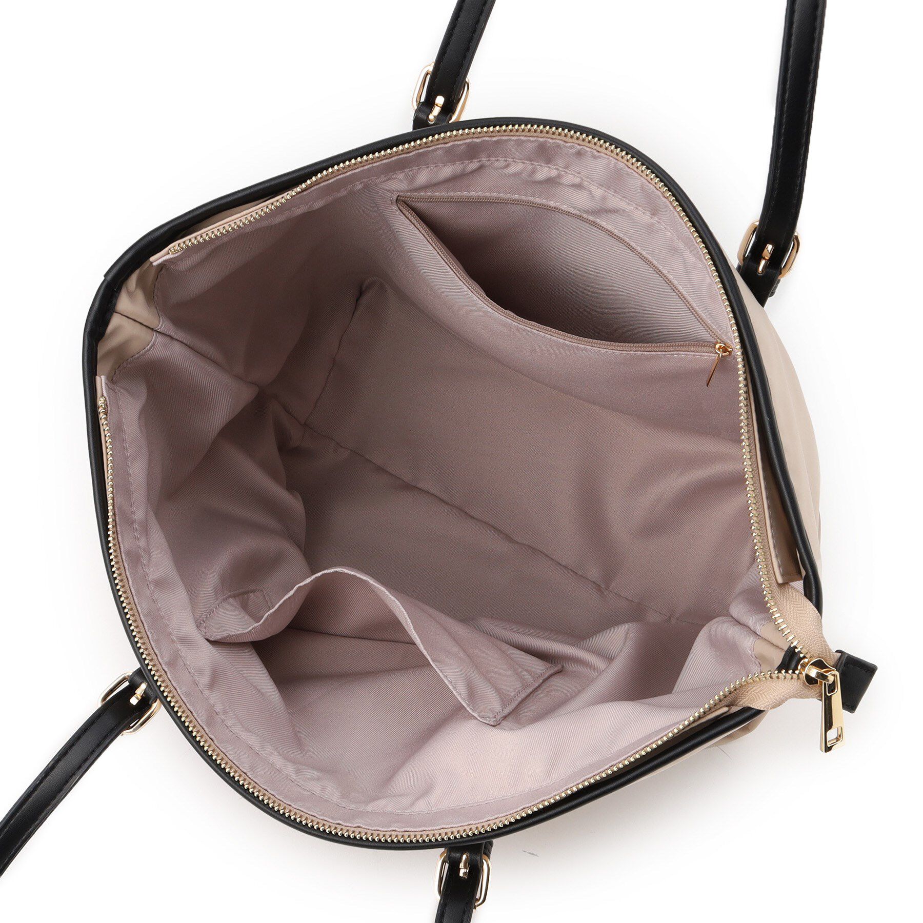 Reflect「【夏SALE／大容量／ファスナー付き】マチ付きポリエステルトートバッグ」|トートバッグ|