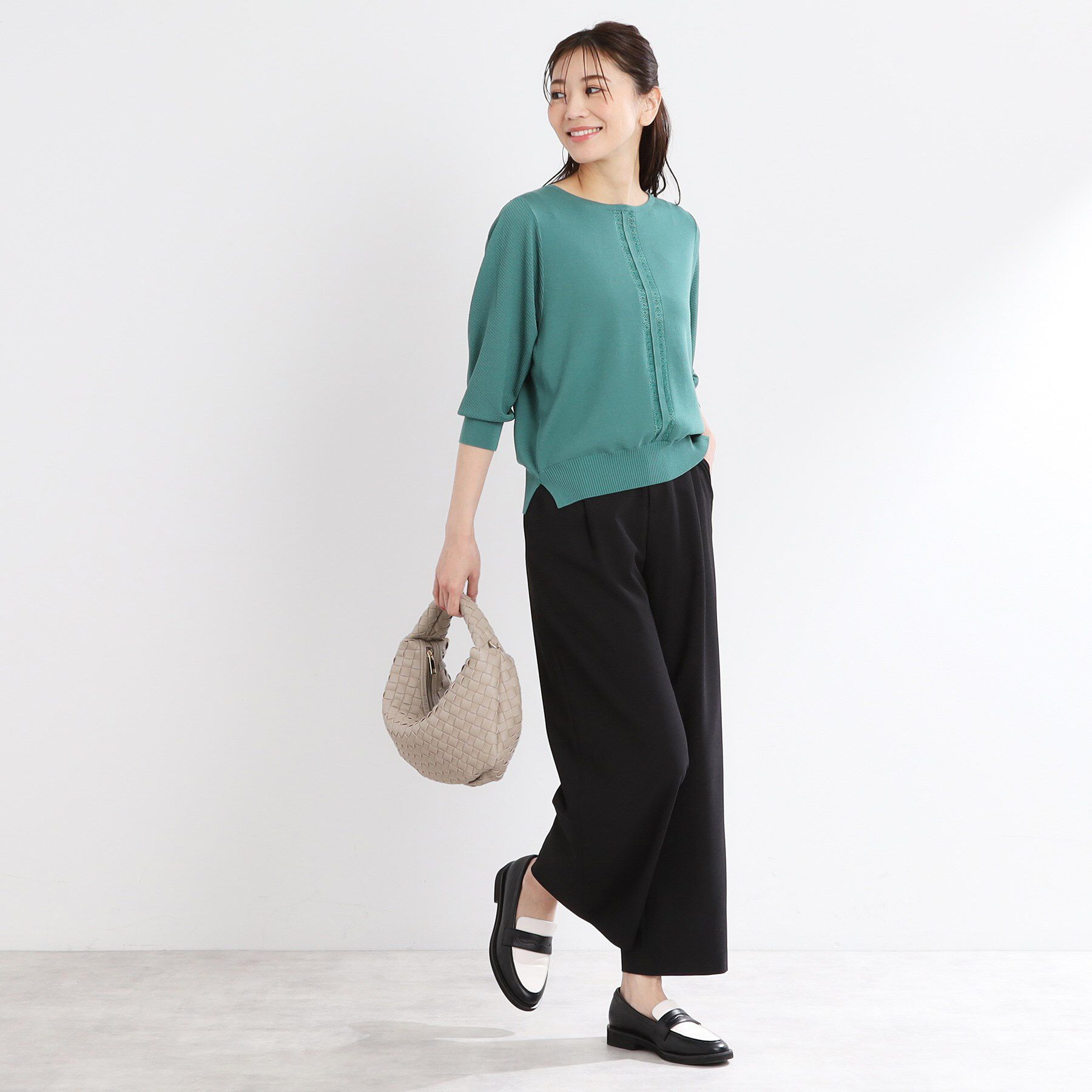 Reflect「【マシンウォッシュ可／すっきりシルエット】ワイドシルエットパンツ」|その他|