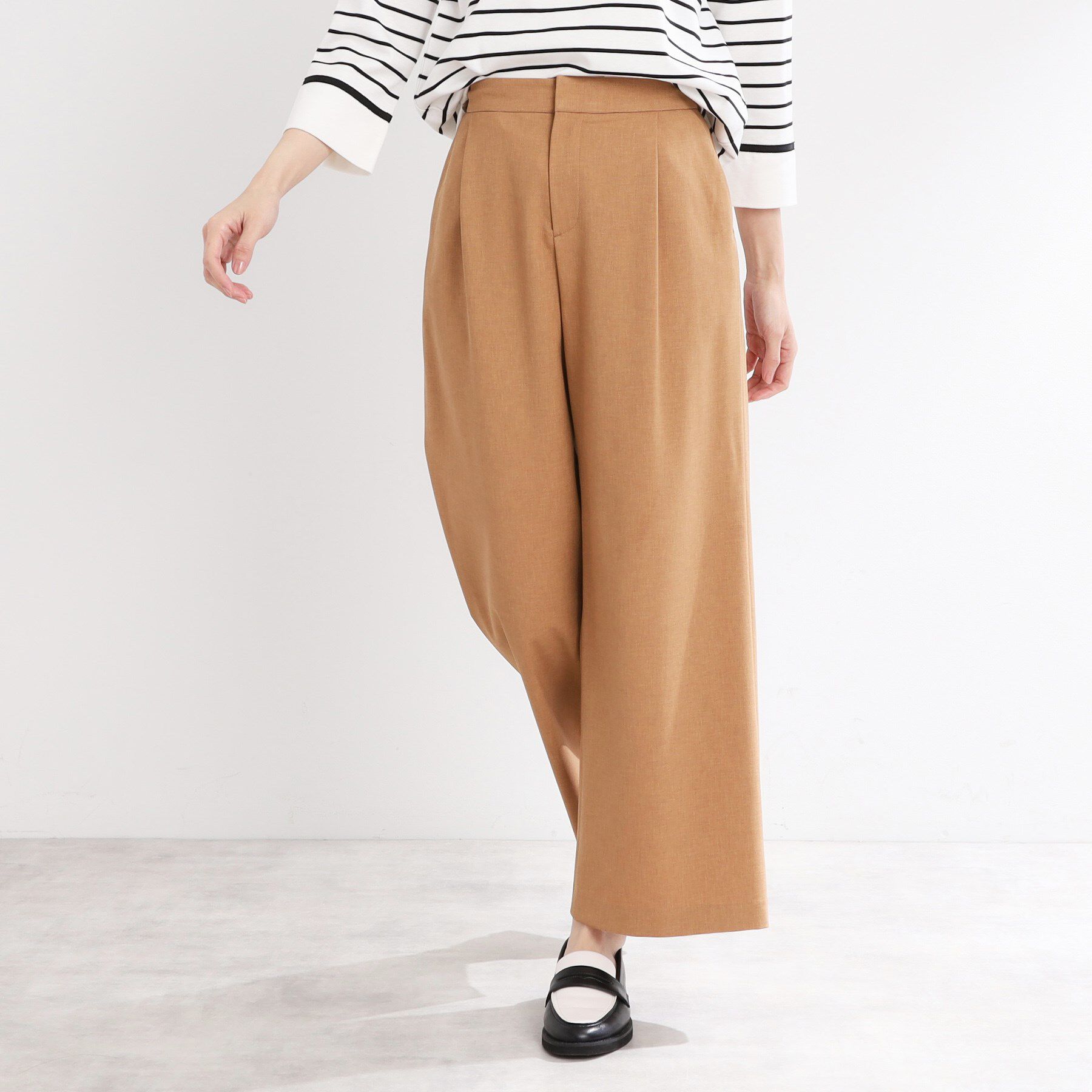 Reflect「【マシンウォッシュ可／すっきりシルエット】ワイドシルエットパンツ」|その他|