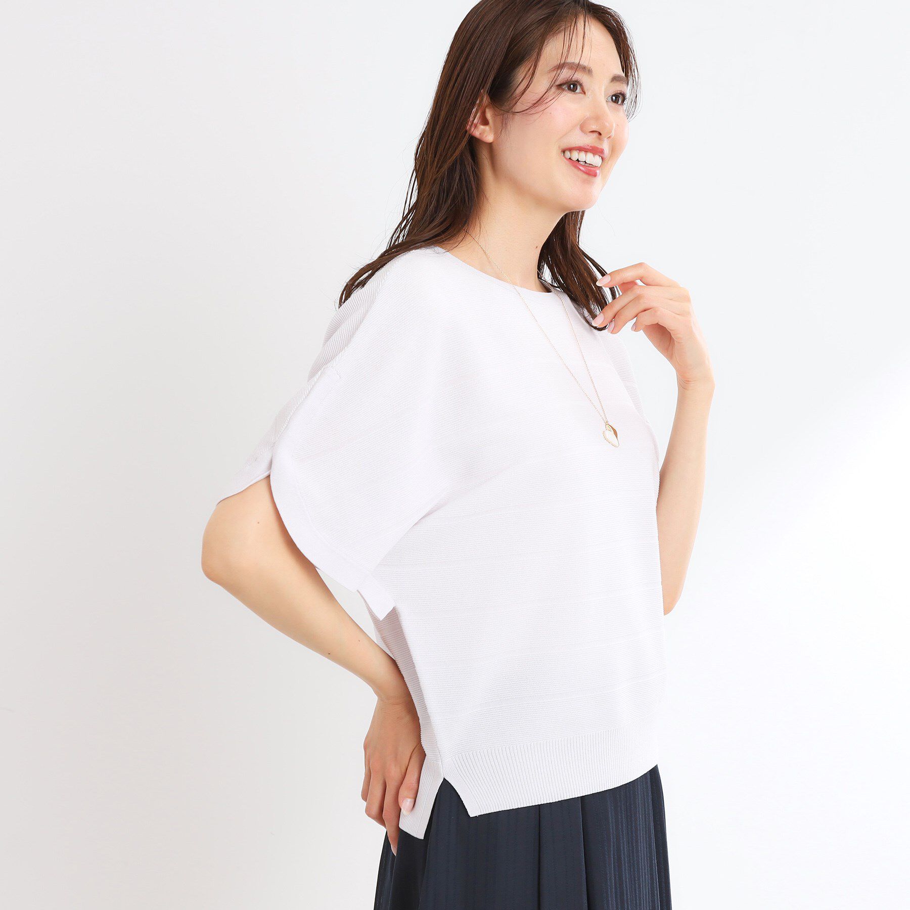 Reflect「ドライタッチプルオーバーニット」|ニット・セーター|