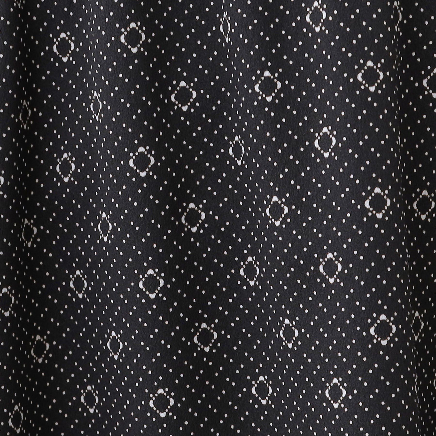 Reflect「【きちんと見え／通勤／セレモニーにおすすめ◎】ドット&times;ダイヤ柄ワンピース」|ワンピース|