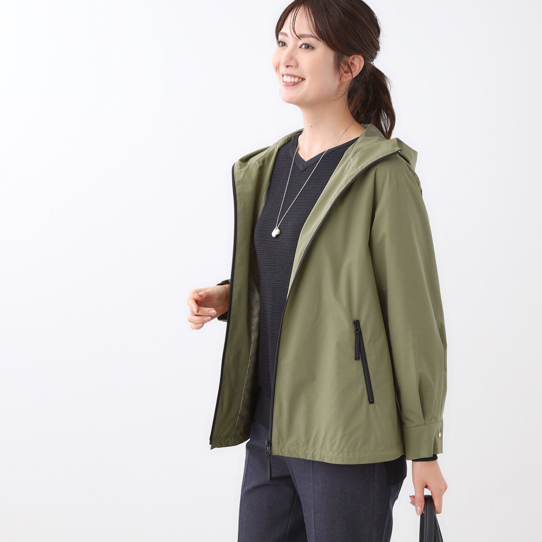 Reflect「【ライトアウター／キレイ見え／気軽な羽織に◎】スポーティライトアウター」|ブルゾン・スタジャン|