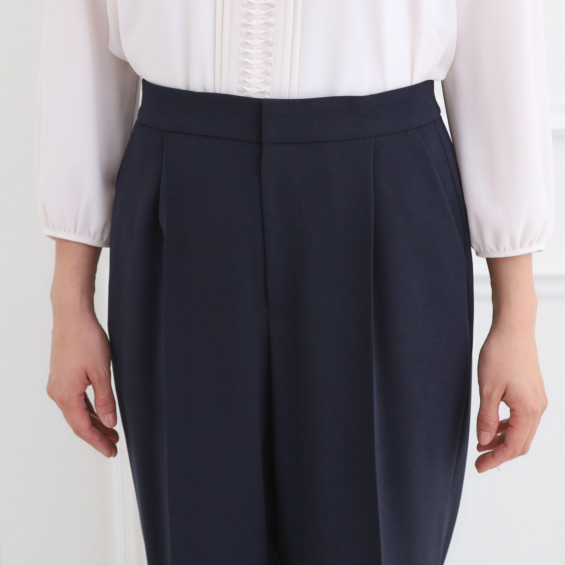 Reflect「【お仕事に◎／セットアップ可】タック入りワイドパンツ」|その他|