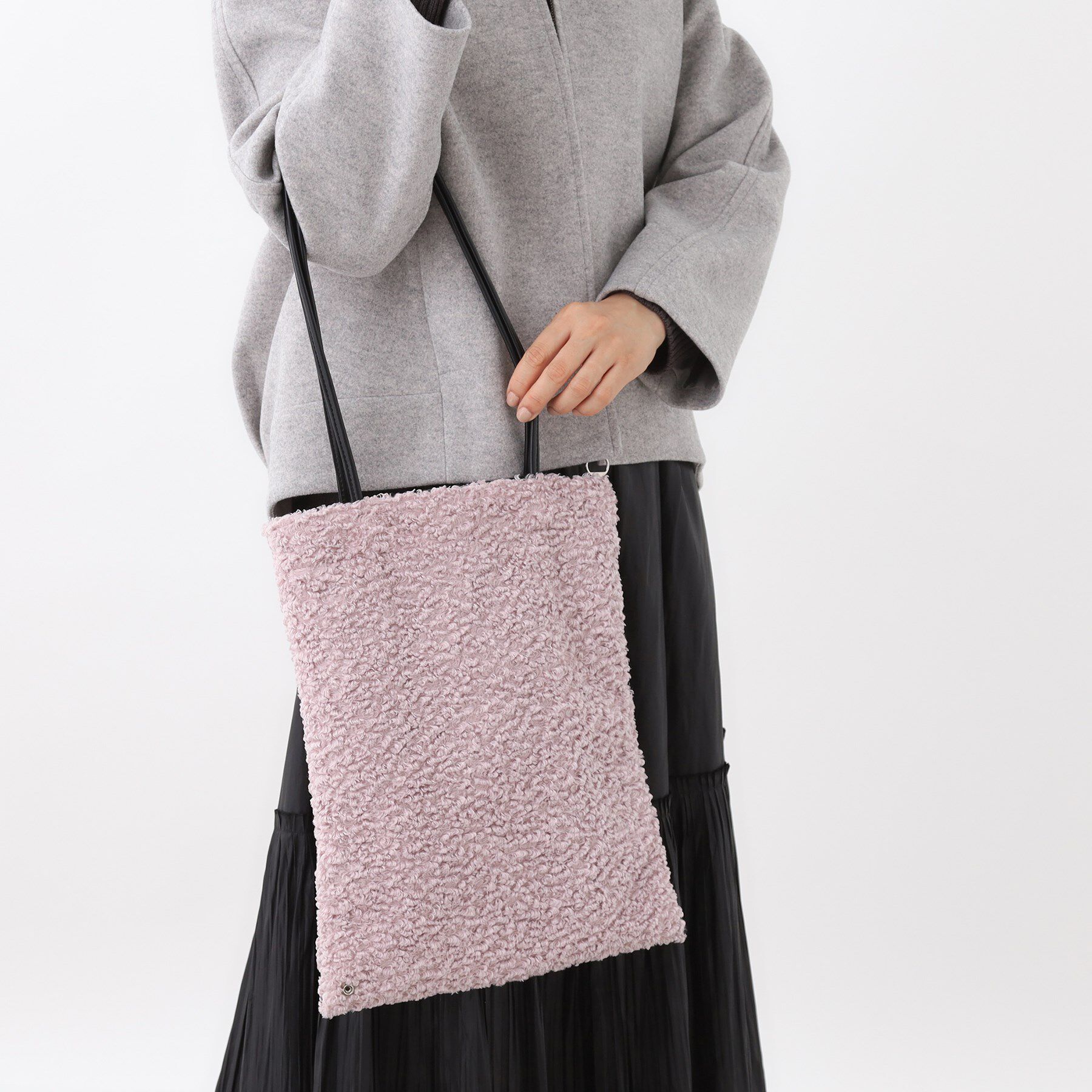 Reflect「【コーディネートのアクセントに◎】もこもこボアトートバッグ」|トートバッグ|