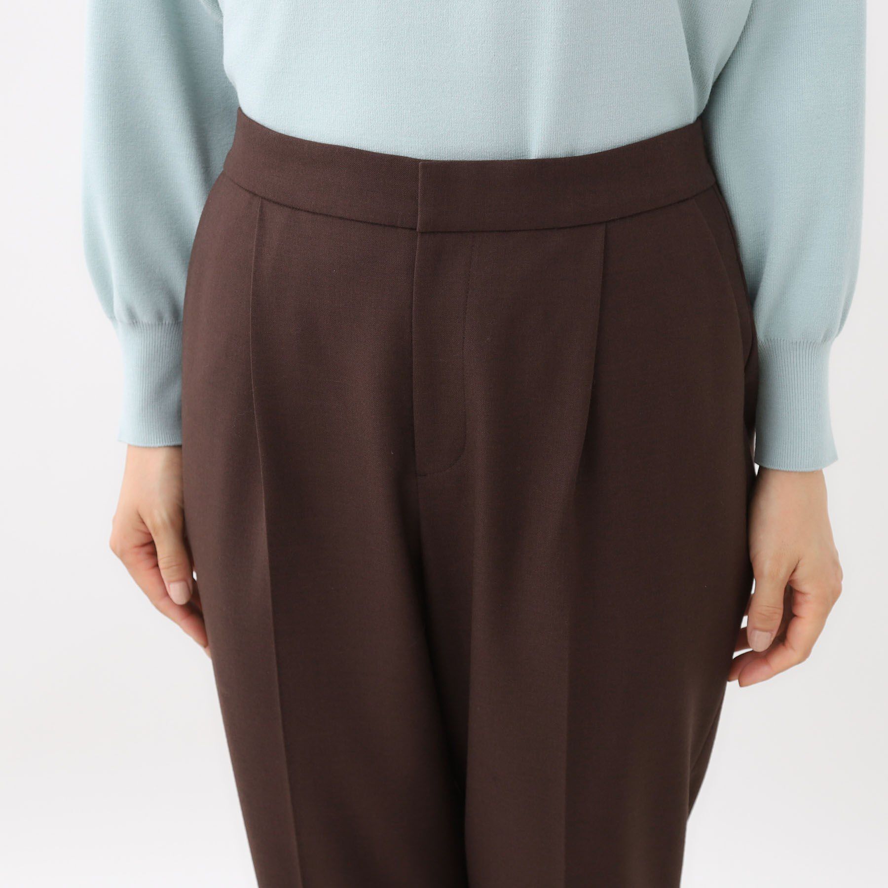 Reflect「【腰周りすっきり◎】センタープレス入りテーパードパンツ」|その他|