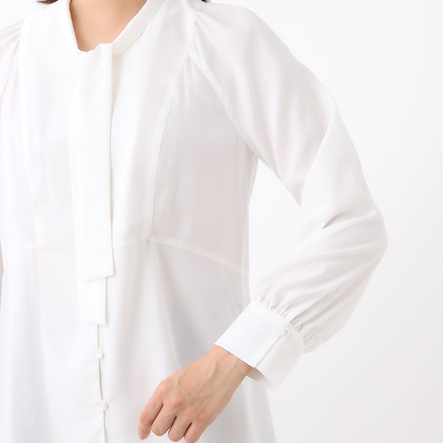 Reflect「【レイヤードに◎】ボウタイブラウス」|シャツ・ブラウス|