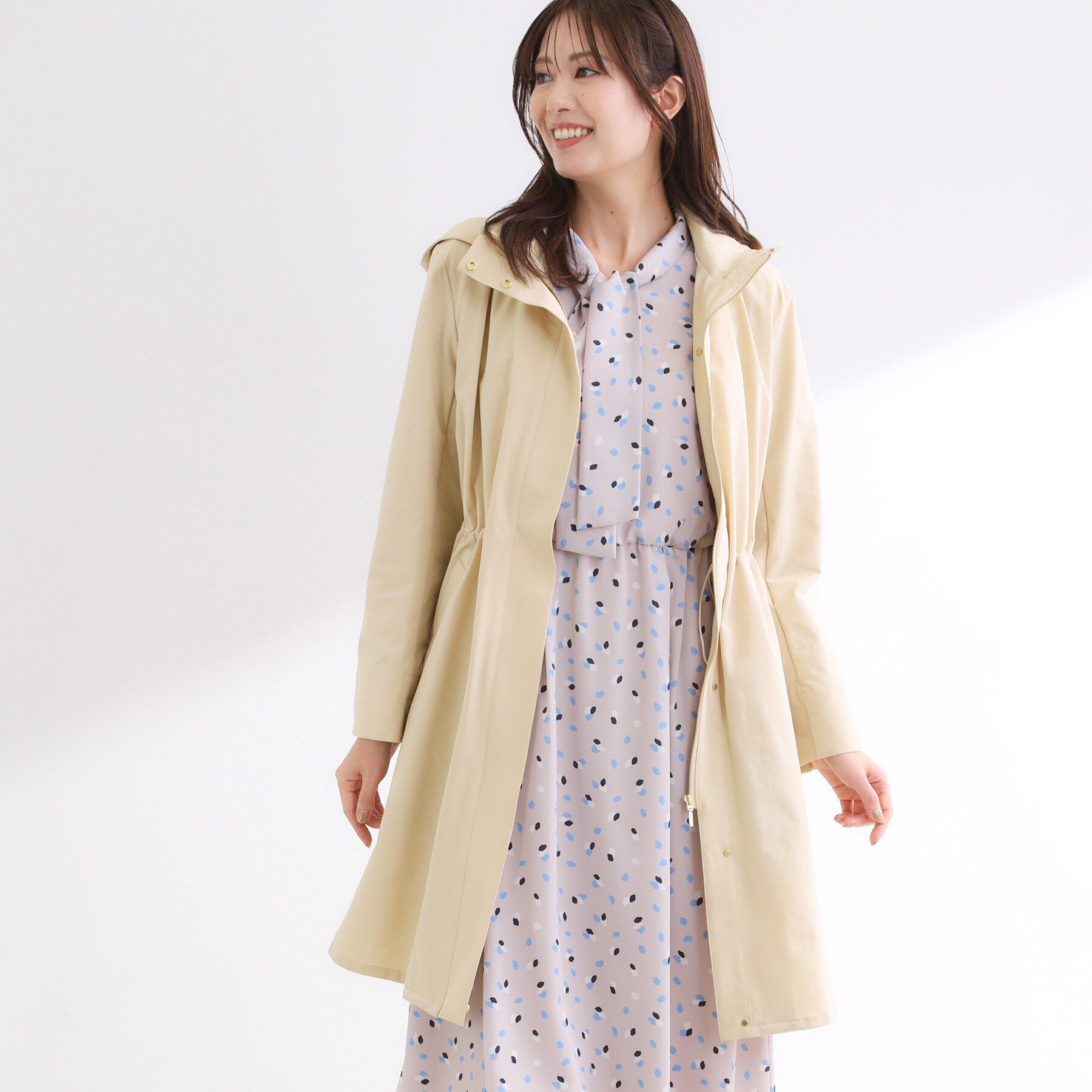 Reflect「【中綿ライナー付き】ライナー付きフーデッドロングコート」|その他|