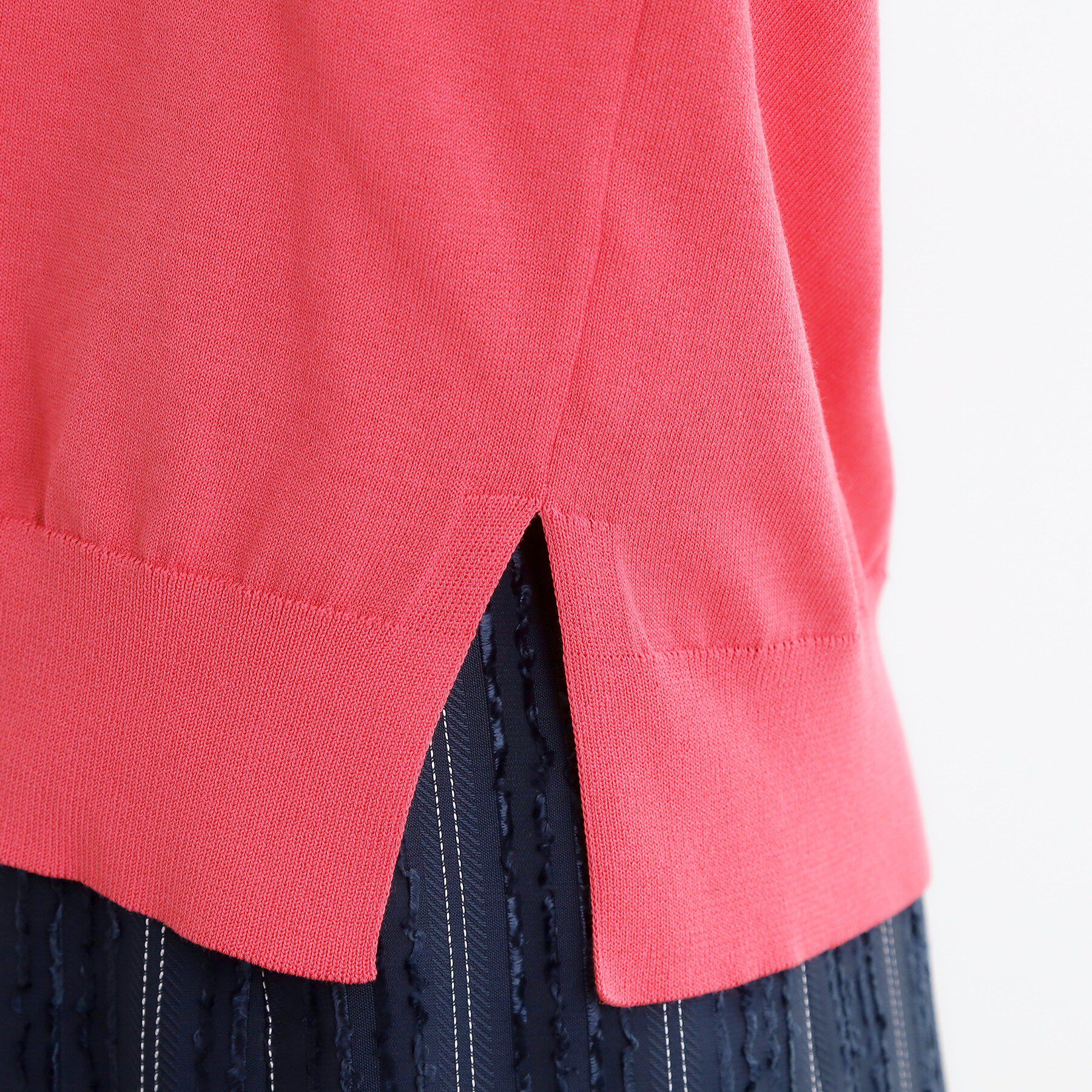 Reflect「スキッパーネックニットプルオーバー」|ニット・セーター|