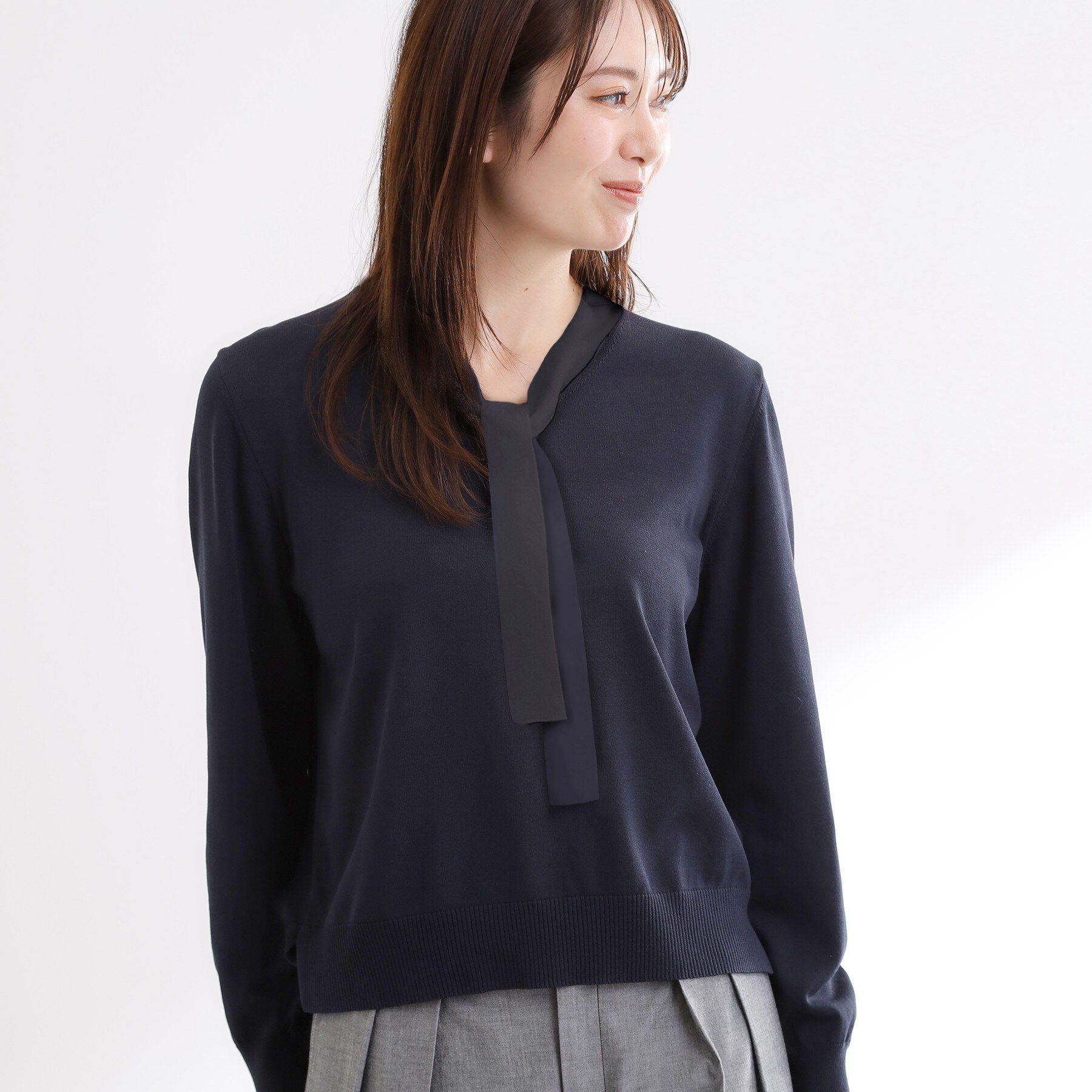 Reflect「ハイゲージボウタイニット」|ニット・セーター|