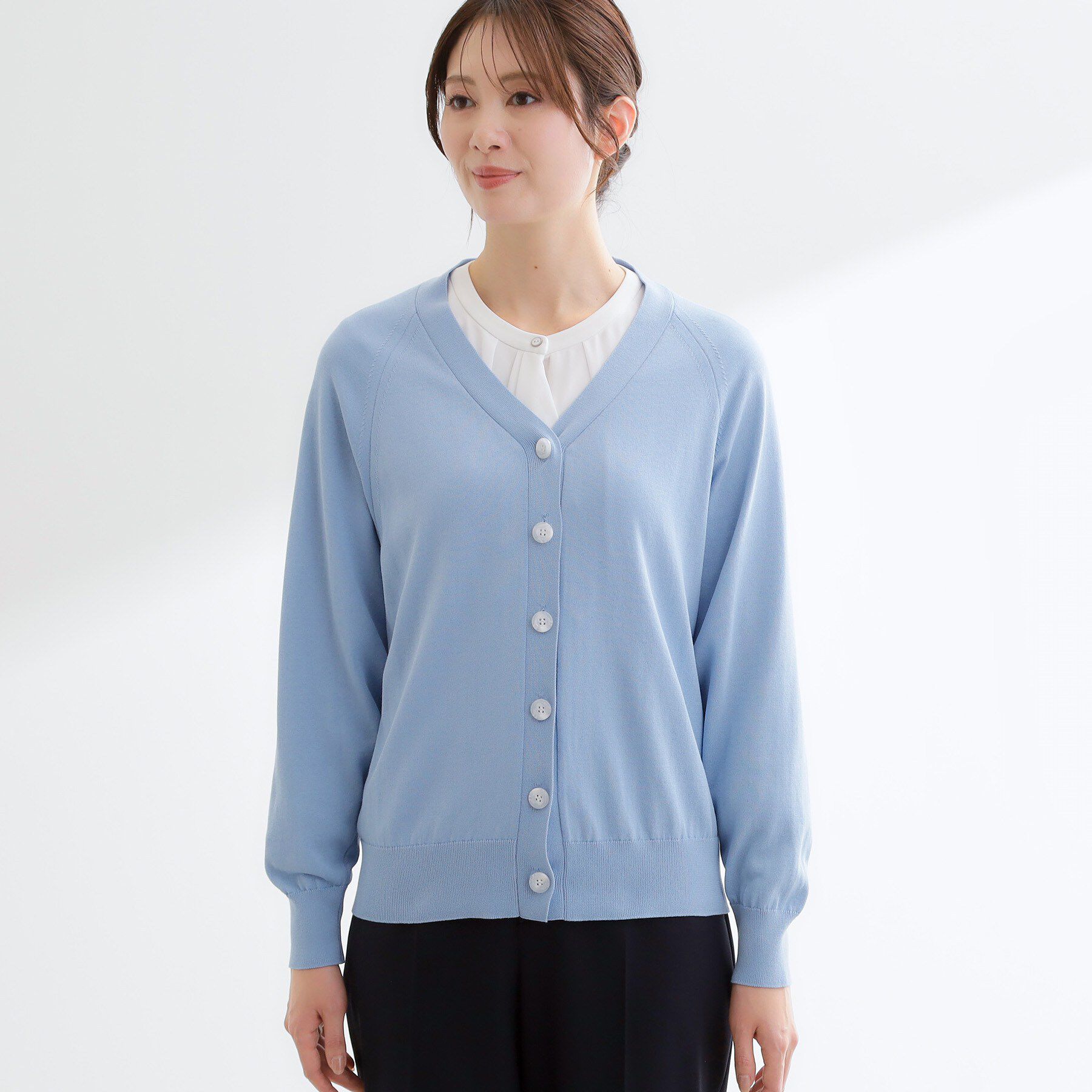 Reflect「ハイゲージVネックカーディガン」|カーディガン|