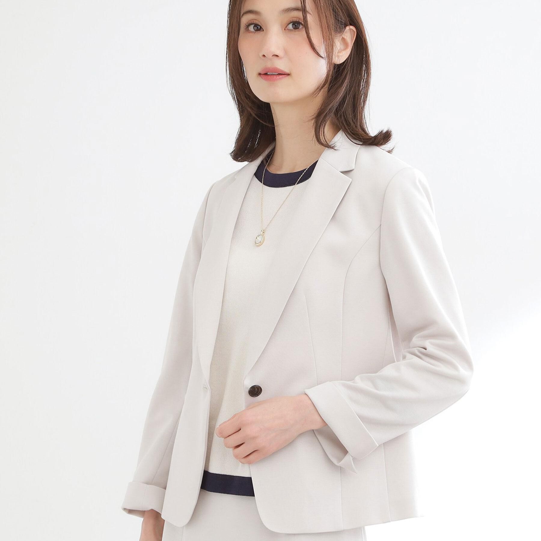 Reflect「【匠シリーズ】匠ジャケット／ベーシックテーラード」|テーラードジャケット|グレージュ(050)