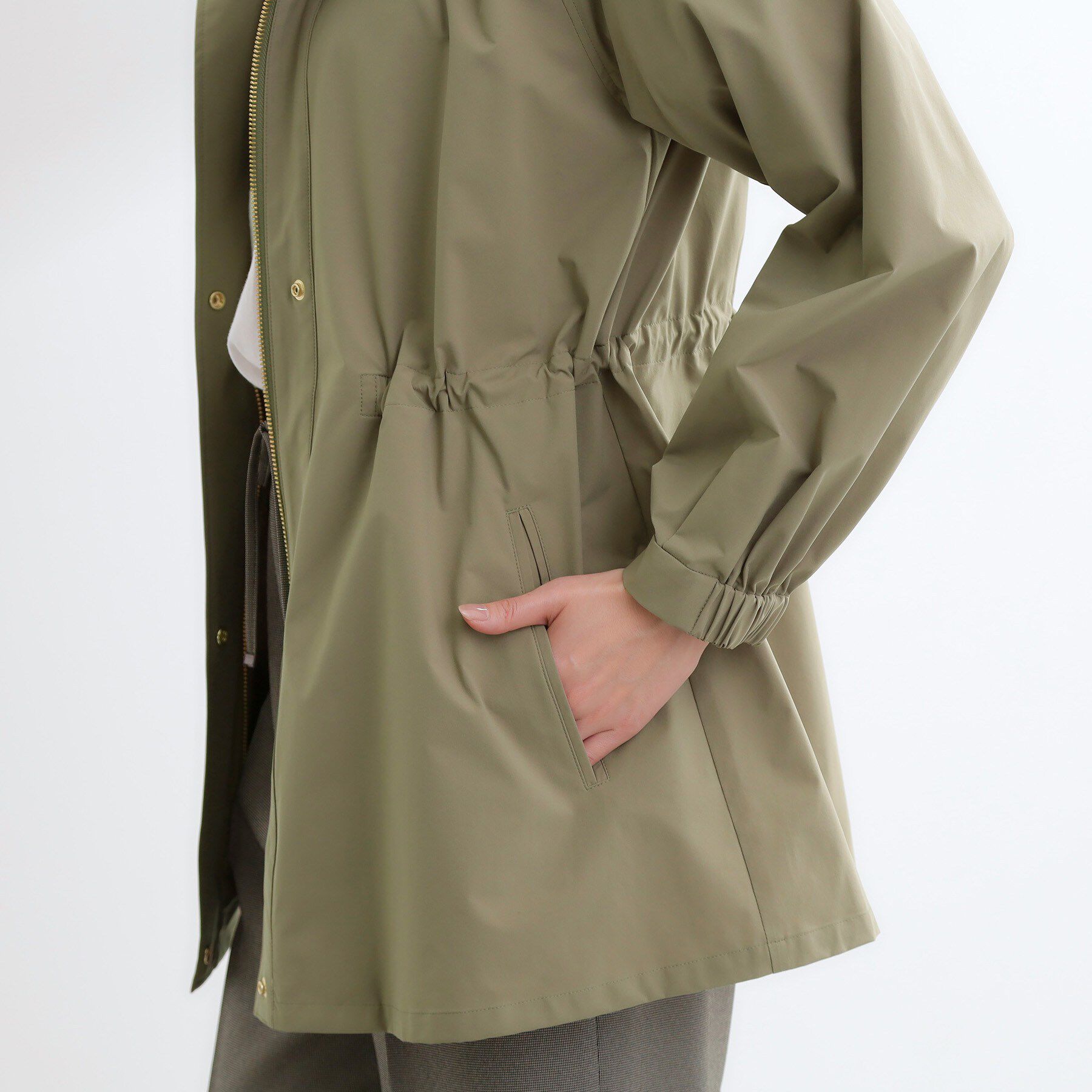 Reflect「ストレッチタフタミドル丈スタンドカラーコート」|その他|