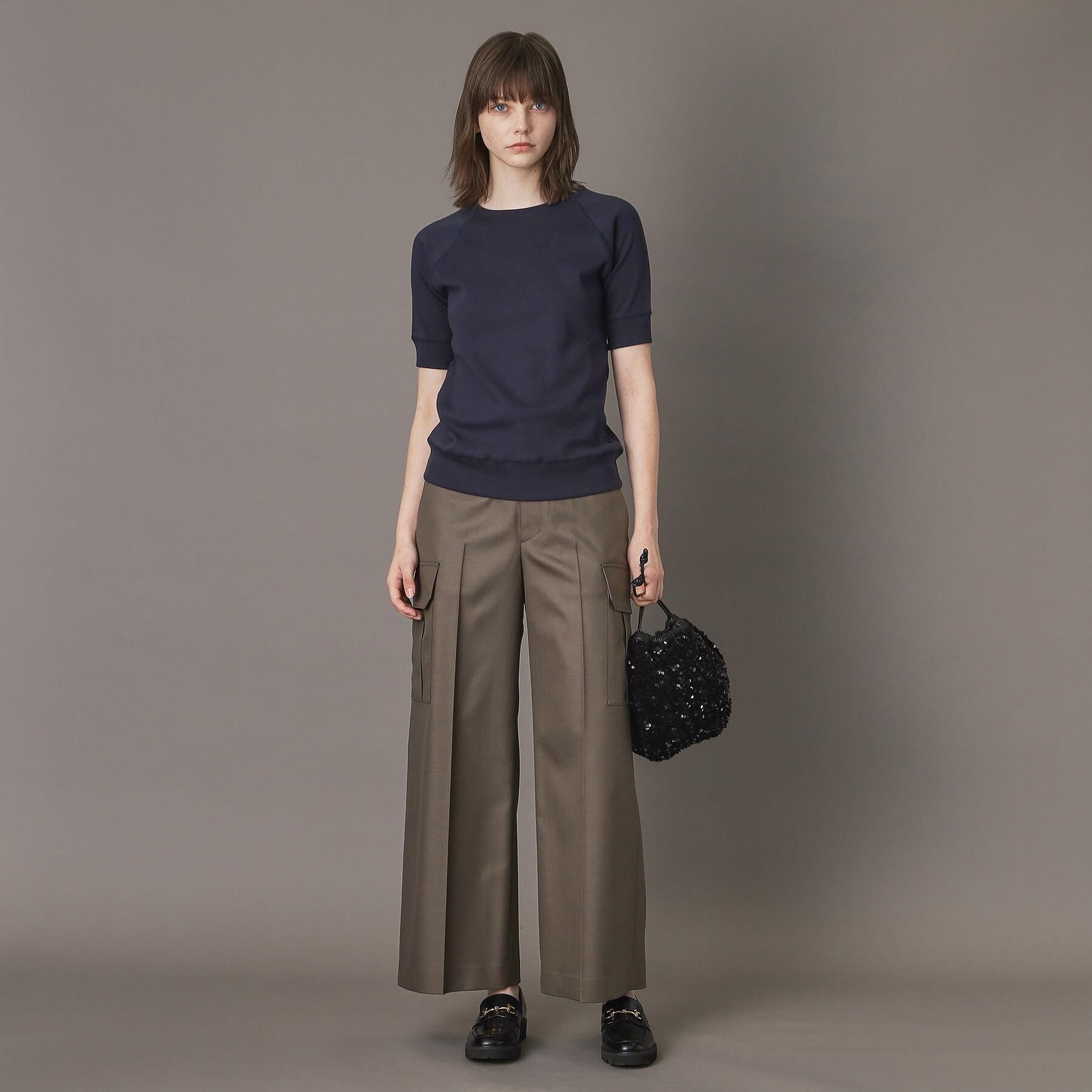 DRESSTERIOR「ラグランハーフスリーブプルオーバー」|Tシャツ・カットソー|