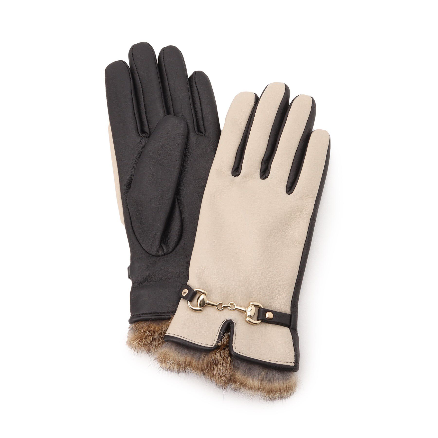 DRESSTERIOR「【スマホ対応】ラビットファースマートフォングローブ」|手袋|