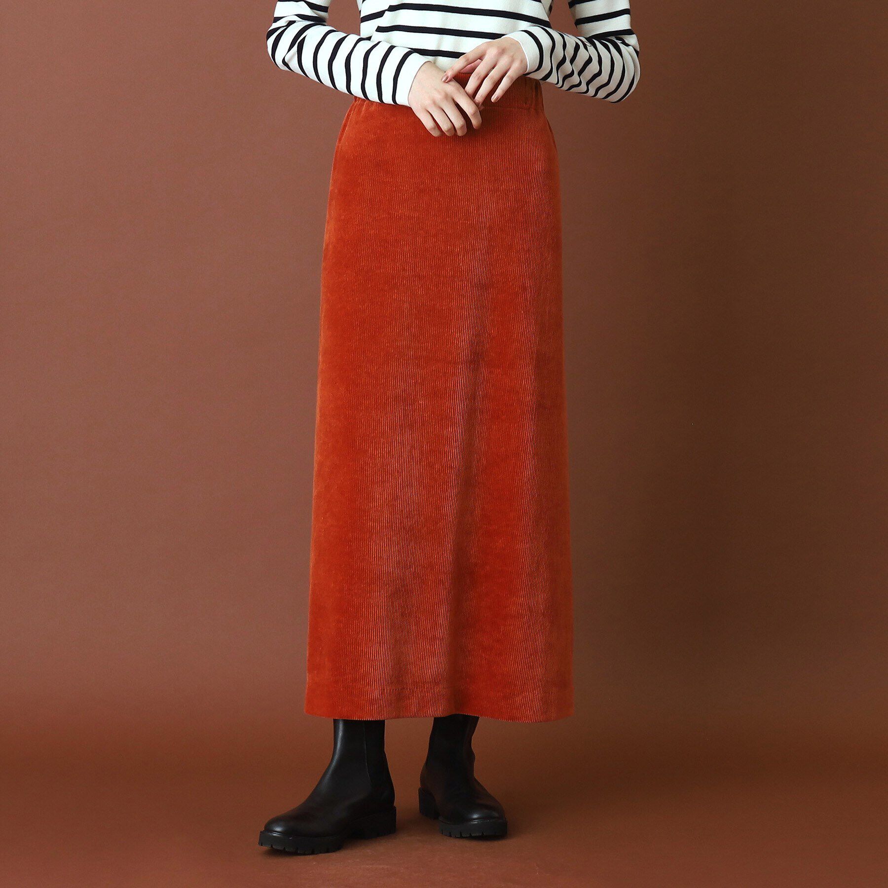 DRESSTERIOR「コーデュロイイージースカート」|スカート|