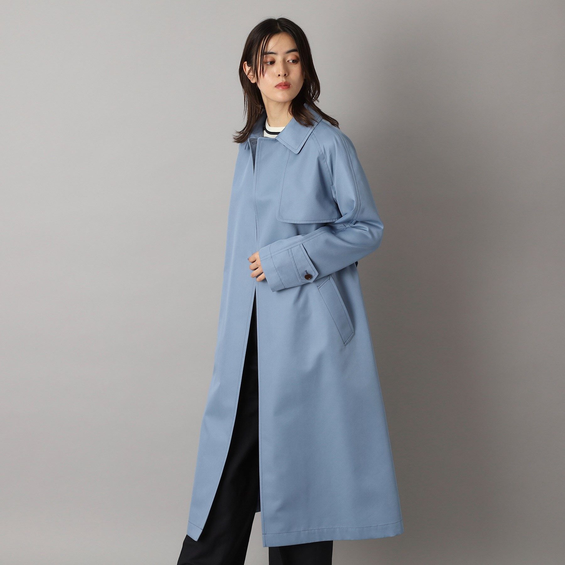 DRESSTERIOR「【ウォッシャブル/美シルエット】ライトトレンチコート」|トレンチコート|