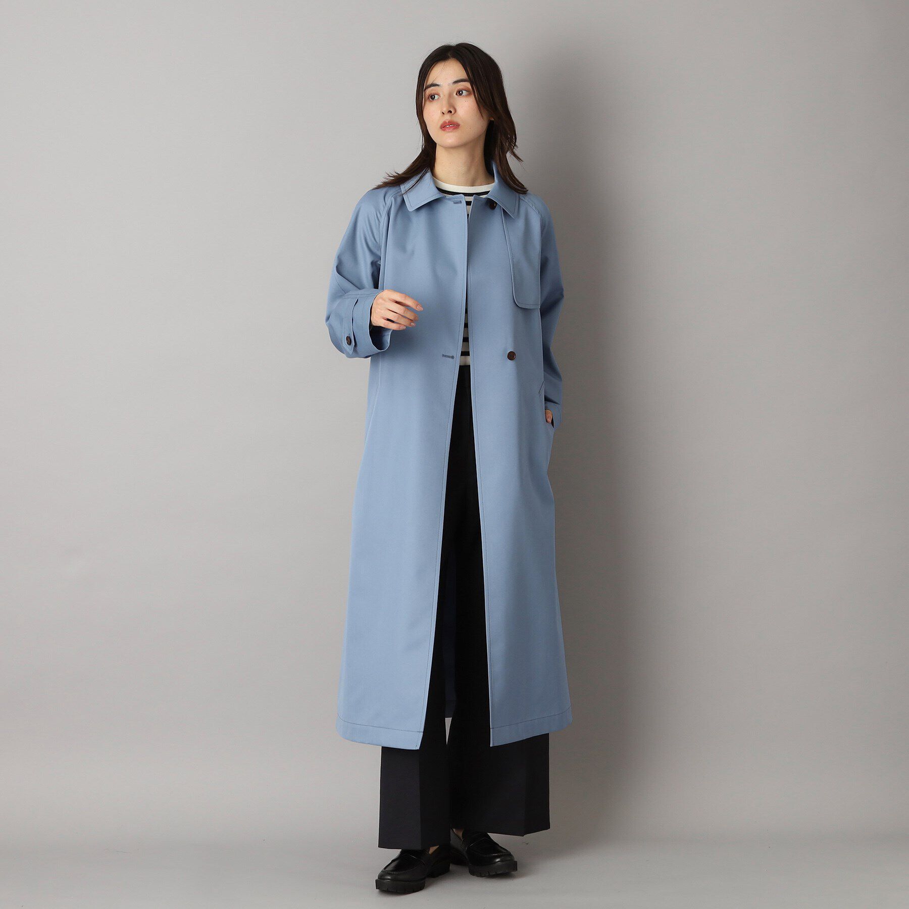 DRESSTERIOR「【ウォッシャブル/美シルエット】ライトトレンチコート」|トレンチコート|