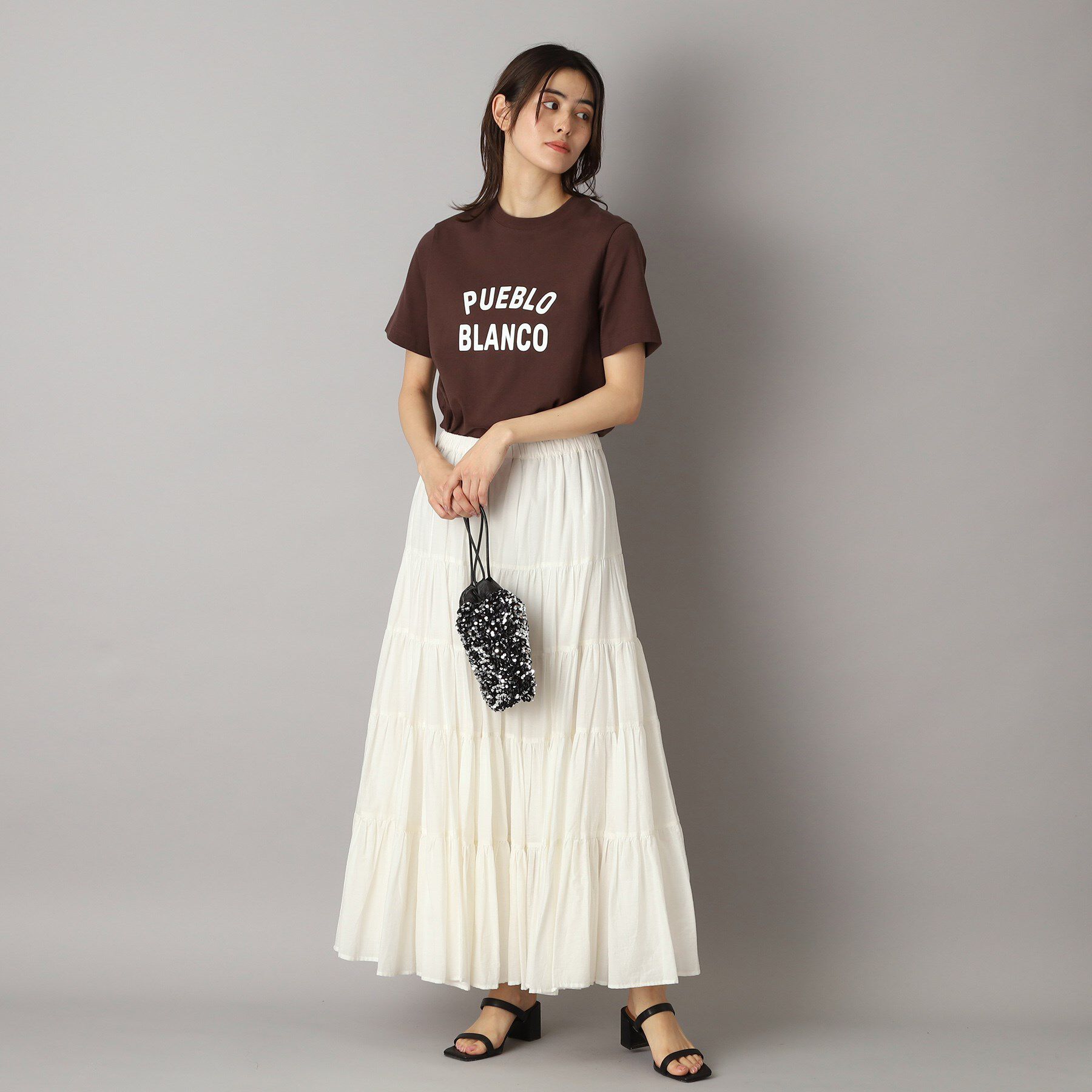 DRESSTERIOR「洗える/コットンボイルティアードスカート」|スカート|